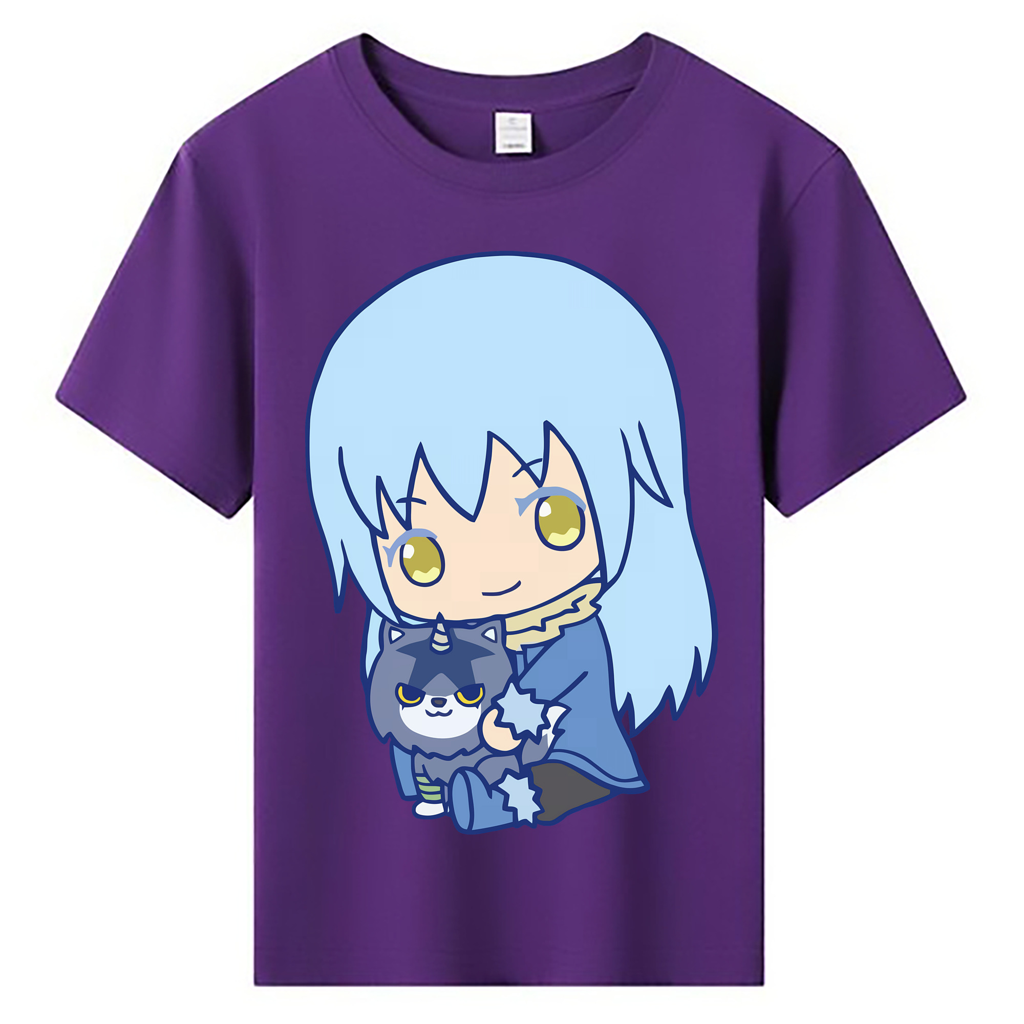 （画像用） 転スラ Regarding Reincarnated to Slime 綿100％キッズTシャツ（フロントプリント）