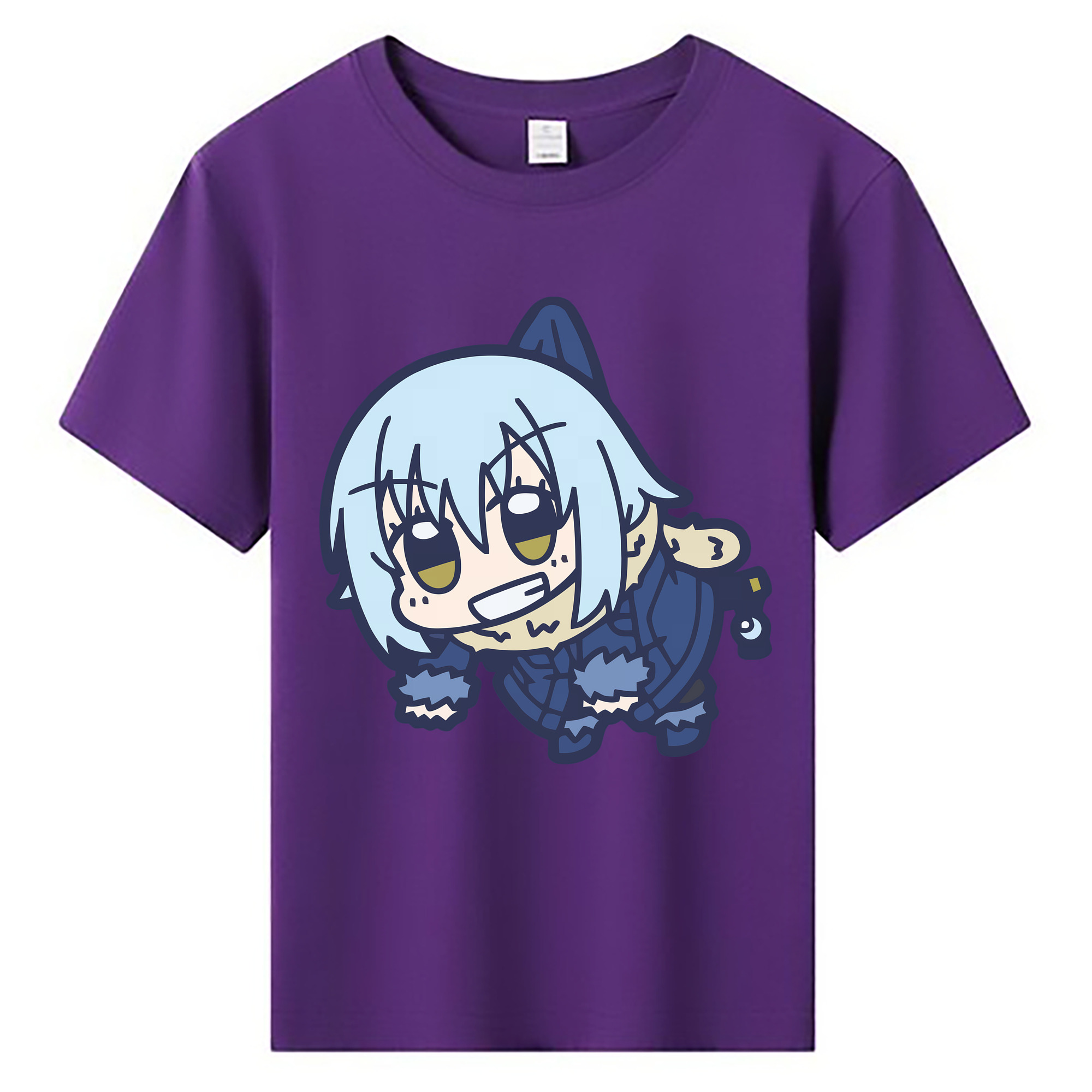 （画像用） 転スラ Regarding Reincarnated to Slime 綿100％キッズTシャツ（フロントプリント）