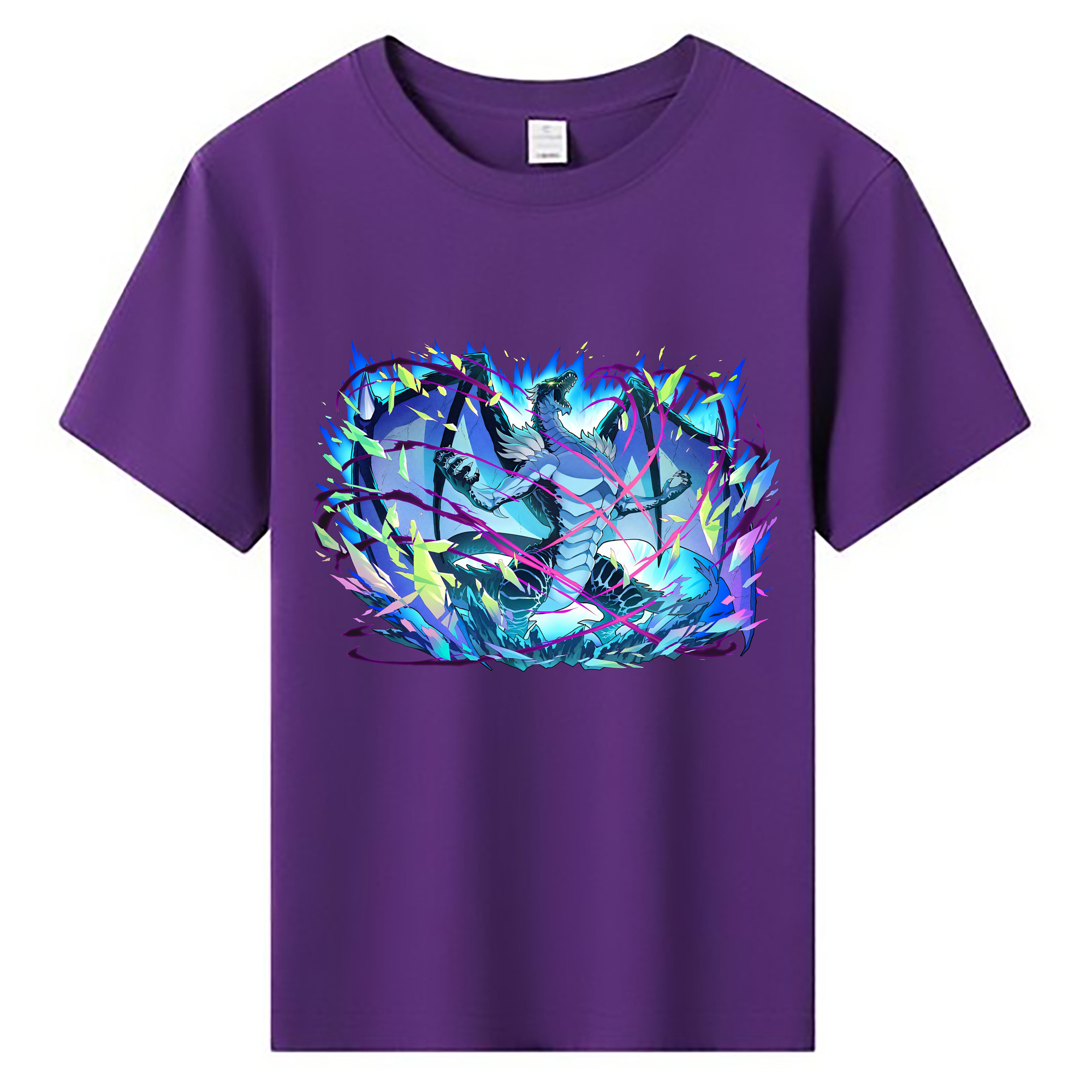 （画像用） 転スラ Regarding Reincarnated to Slime 綿100％キッズTシャツ（フロントプリント）