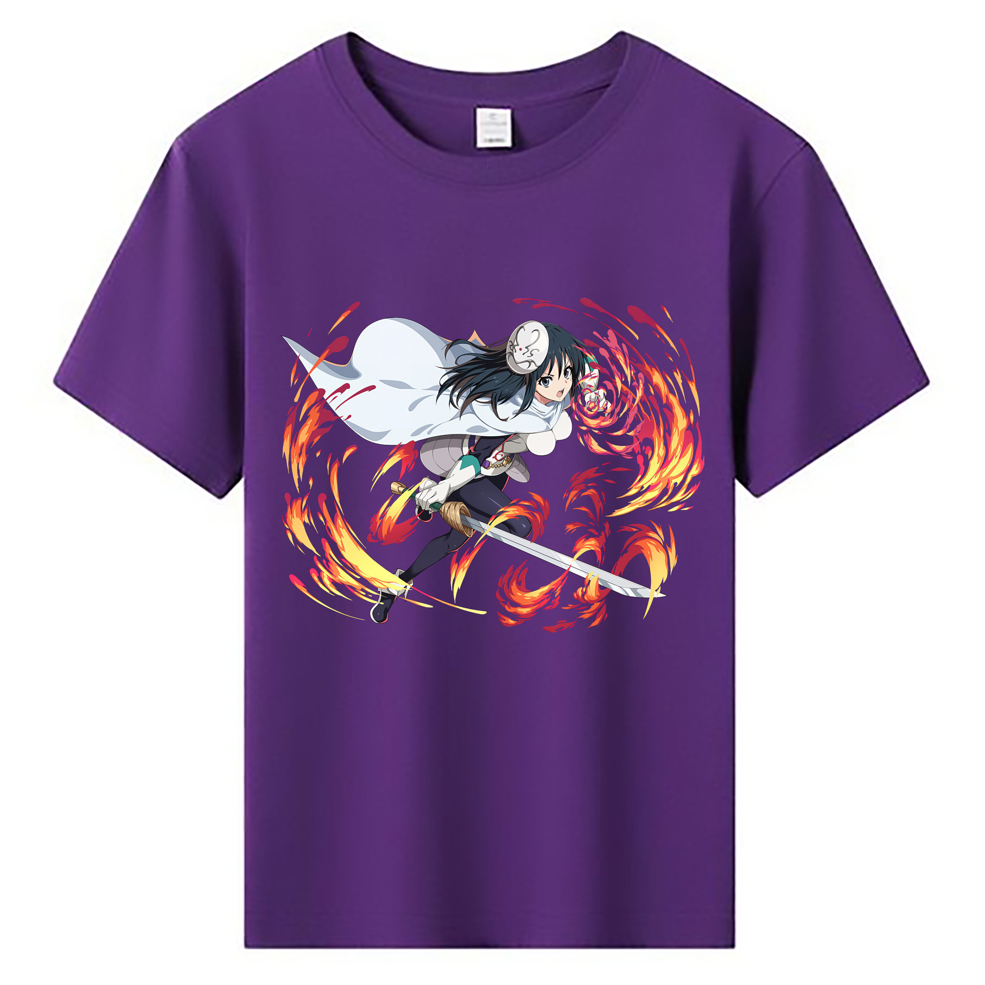 （画像用） 転スラ Regarding Reincarnated to Slime 綿100％キッズTシャツ（フロントプリント）