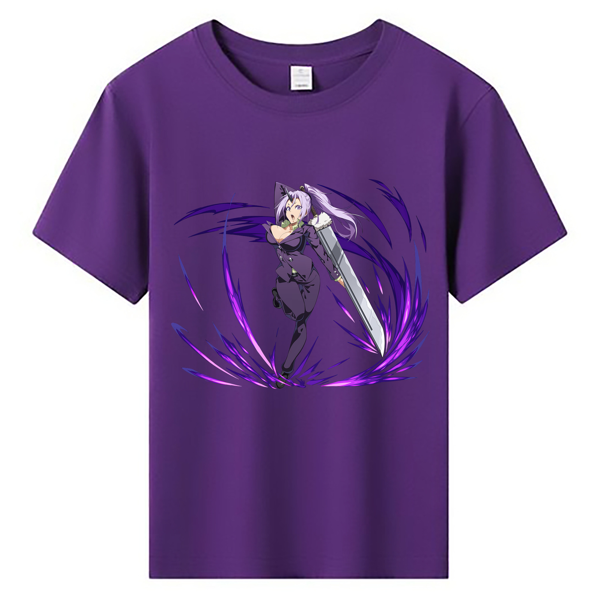 （画像用） 転スラ Regarding Reincarnated to Slime 綿100％キッズTシャツ（フロントプリント）