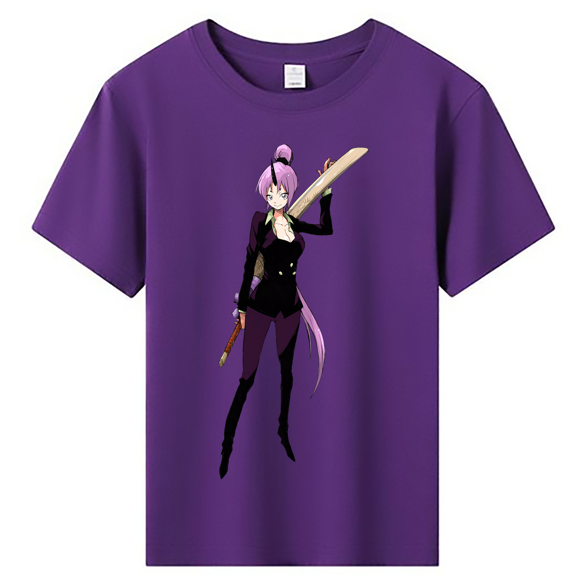 （画像用） 転スラ Regarding Reincarnated to Slime 綿100％キッズTシャツ（フロントプリント）
