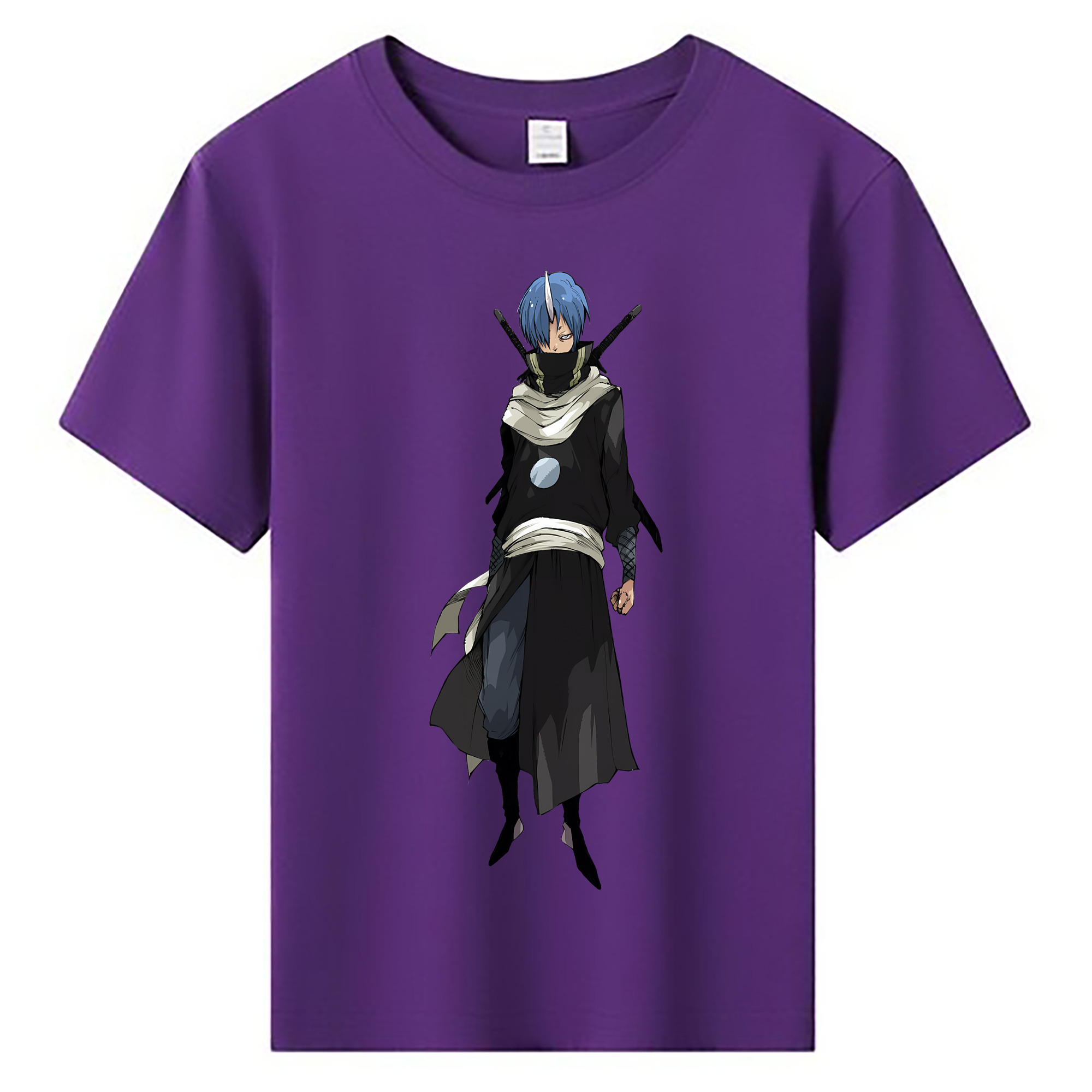 （画像用） 転スラ Regarding Reincarnated to Slime 綿100％キッズTシャツ（フロントプリント）