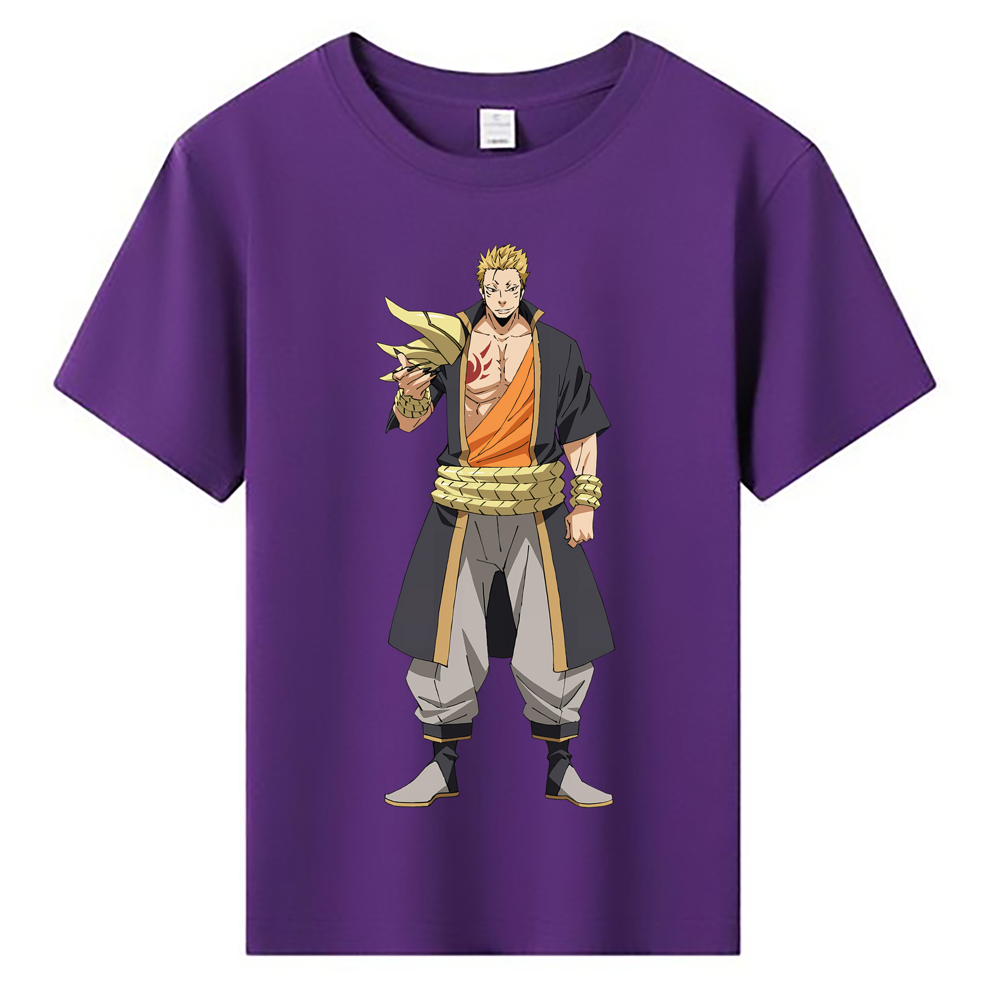 （画像用） 転スラ Regarding Reincarnated to Slime 綿100％キッズTシャツ（フロントプリント）