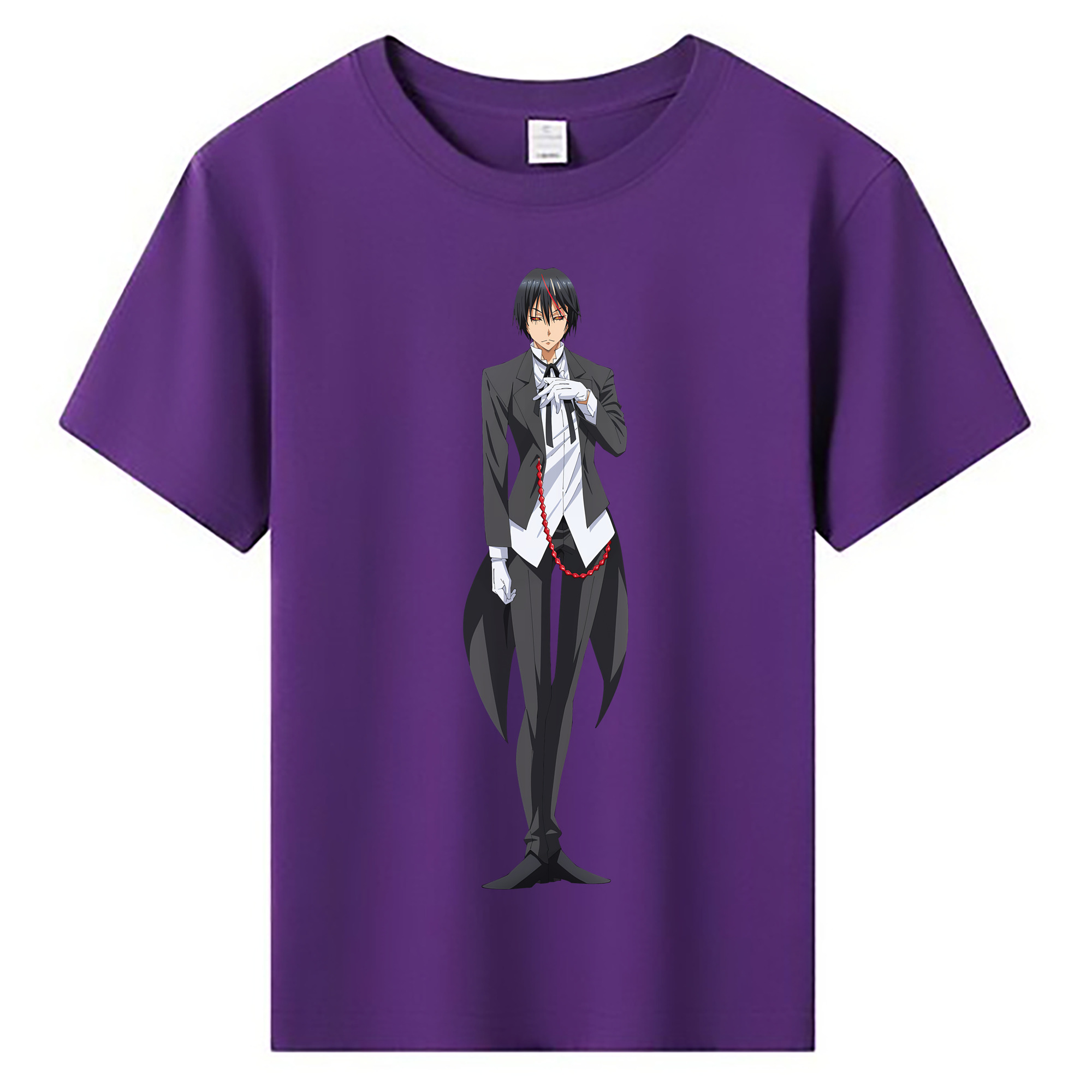 （画像用） 転スラ Regarding Reincarnated to Slime 綿100％キッズTシャツ（フロントプリント）