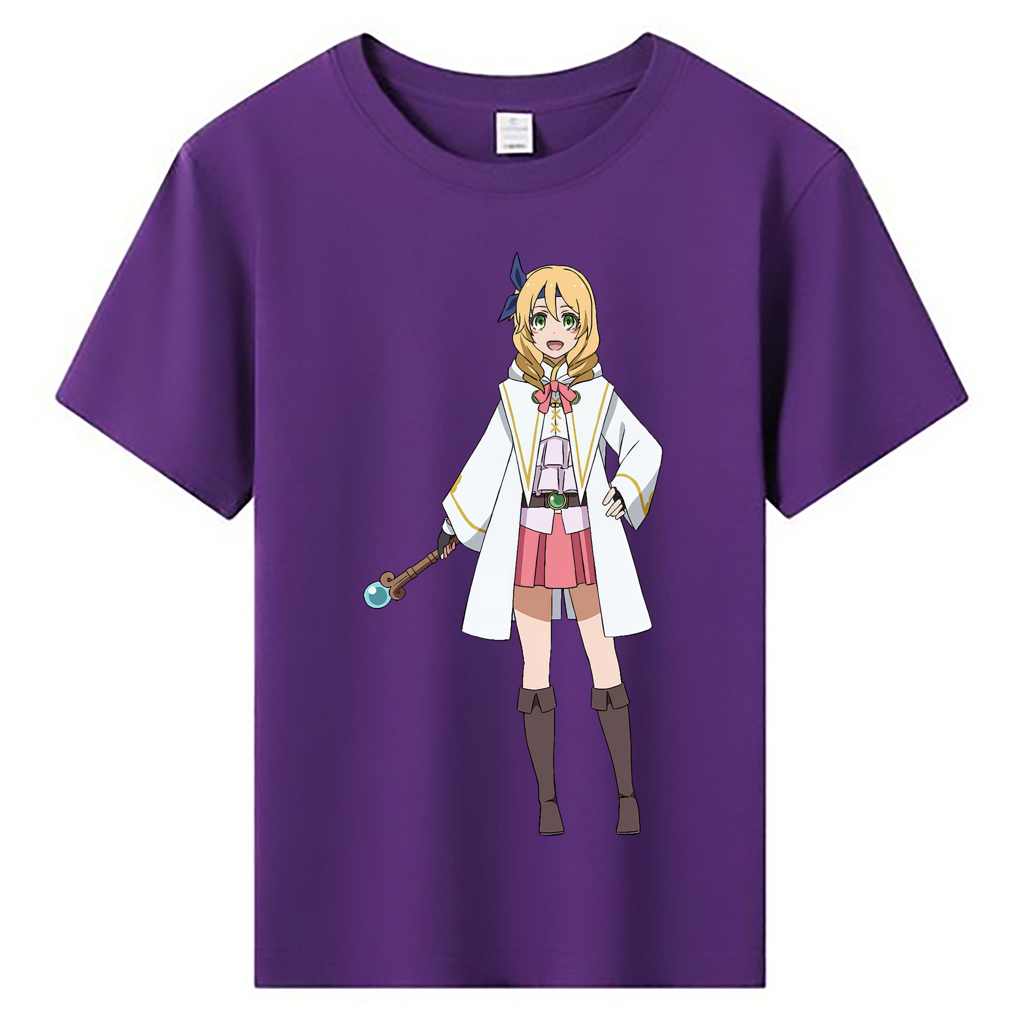 （画像用） 転スラ Regarding Reincarnated to Slime 綿100％キッズTシャツ（フロントプリント）