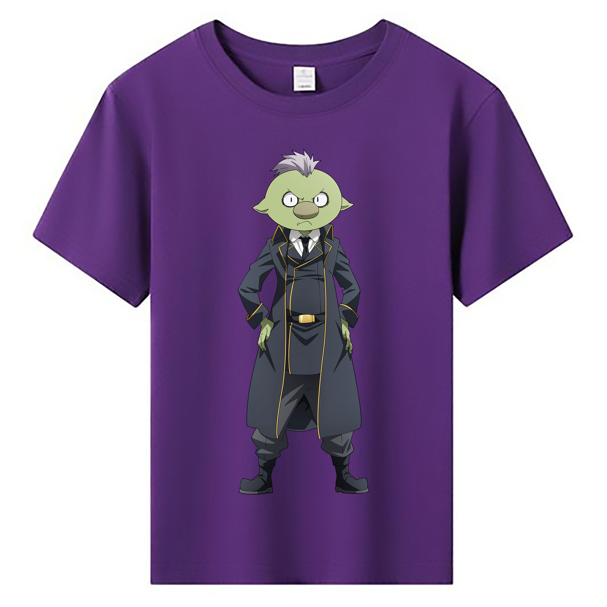 （画像用） 転スラ Regarding Reincarnated to Slime 綿100％キッズTシャツ（フロントプリント）