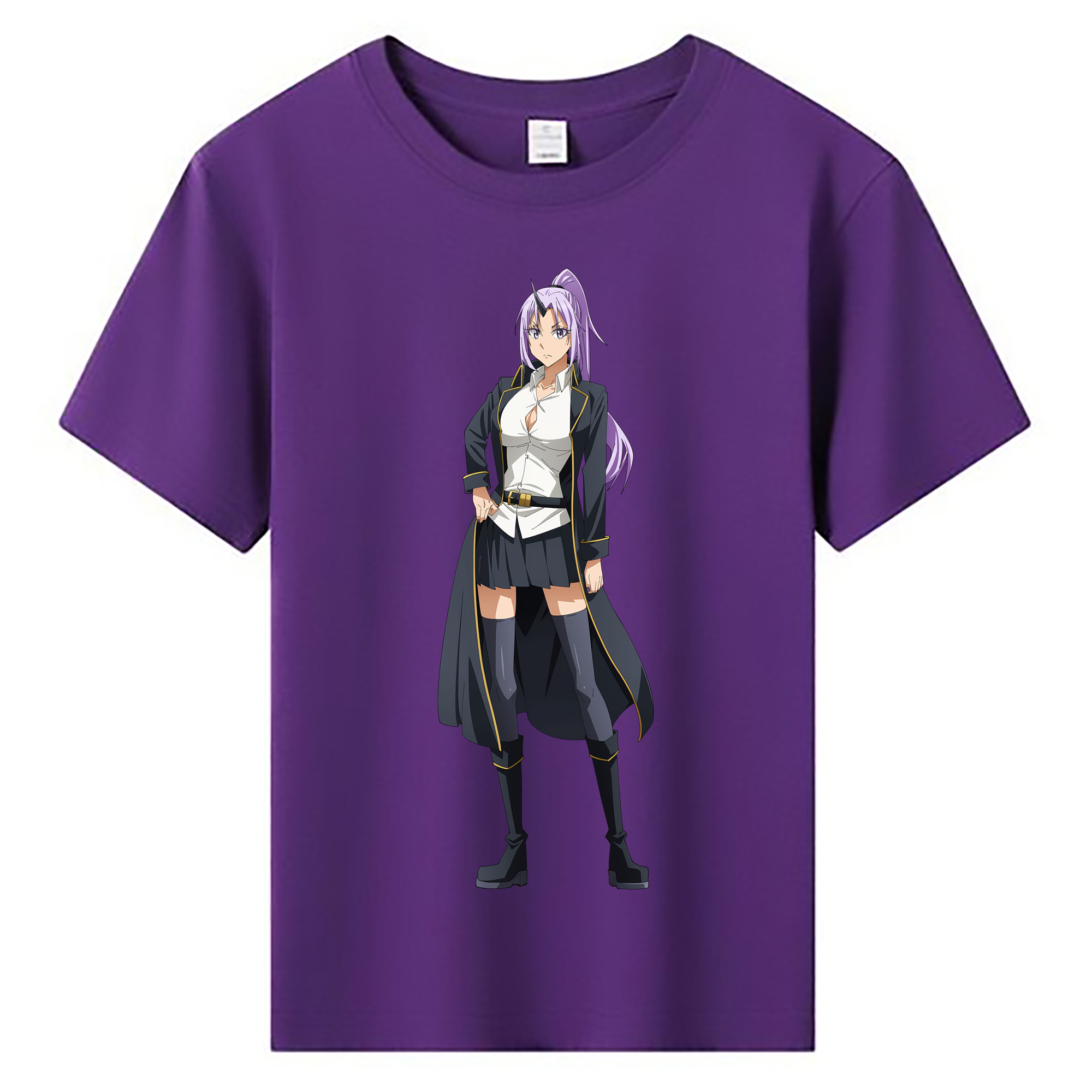 （画像用） 転スラ Regarding Reincarnated to Slime 綿100％キッズTシャツ（フロントプリント）