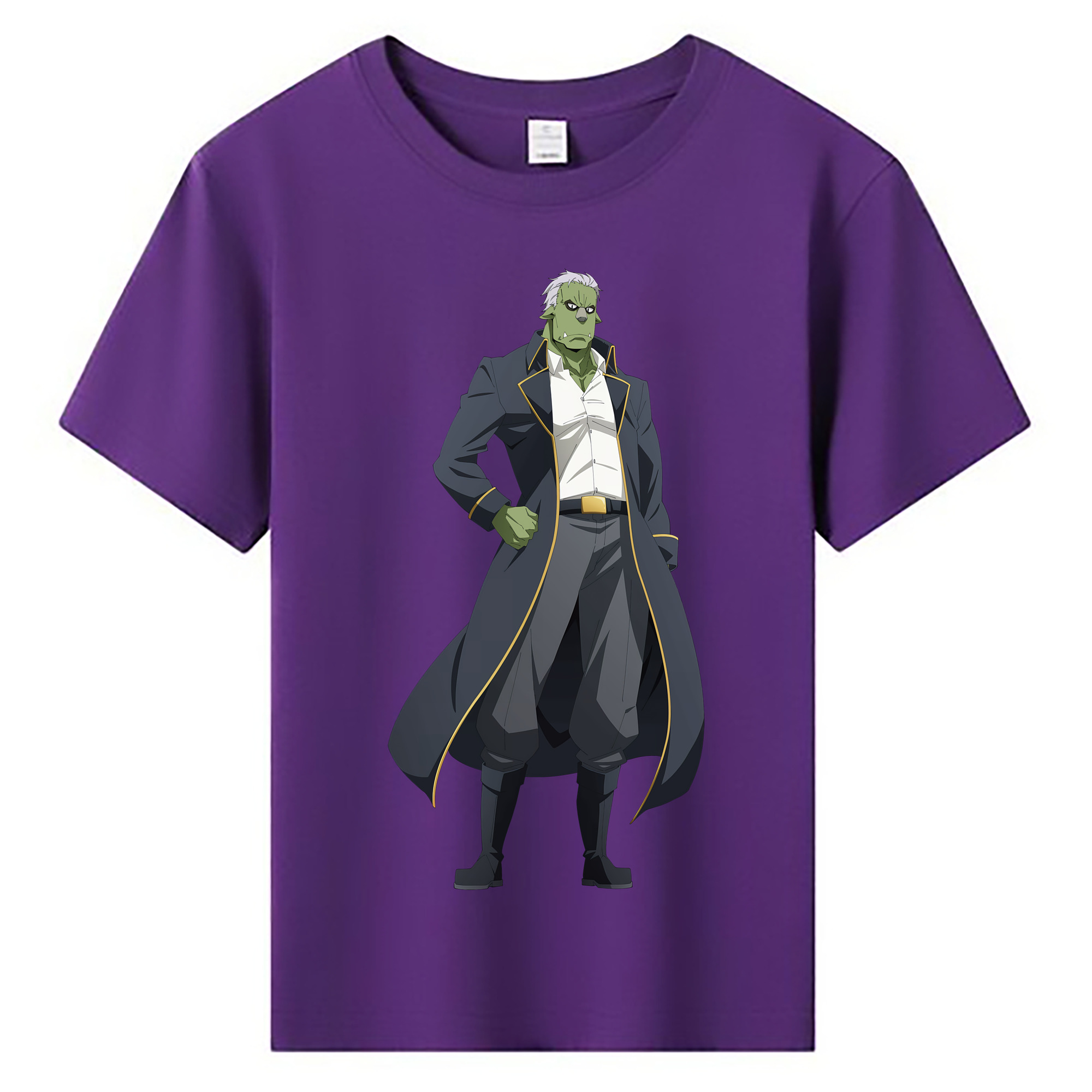 （画像用） 転スラ Regarding Reincarnated to Slime 綿100％キッズTシャツ（フロントプリント）