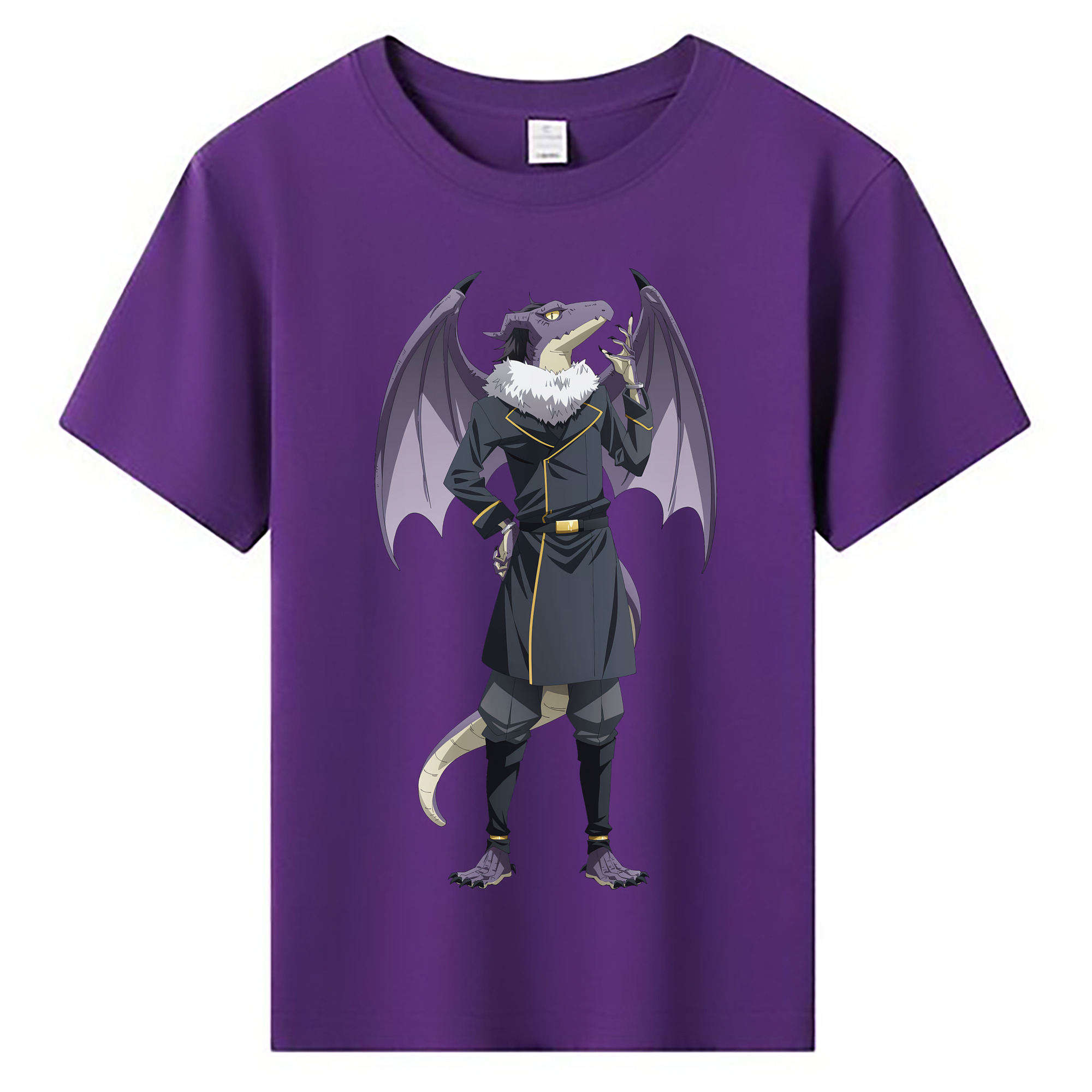 （画像用） 転スラ Regarding Reincarnated to Slime 綿100％キッズTシャツ（フロントプリント）