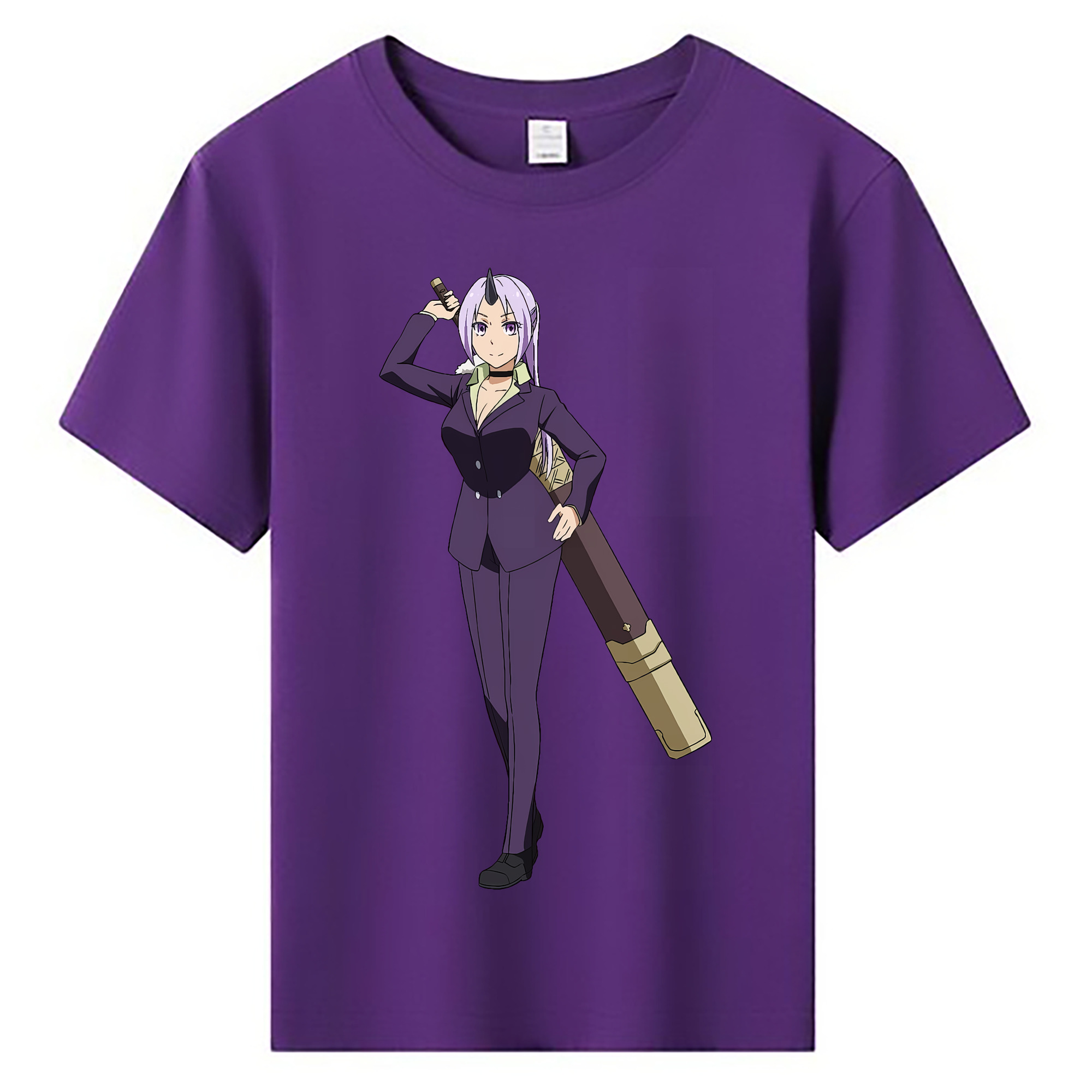 （画像用） 転スラ Regarding Reincarnated to Slime 綿100％キッズTシャツ（フロントプリント）