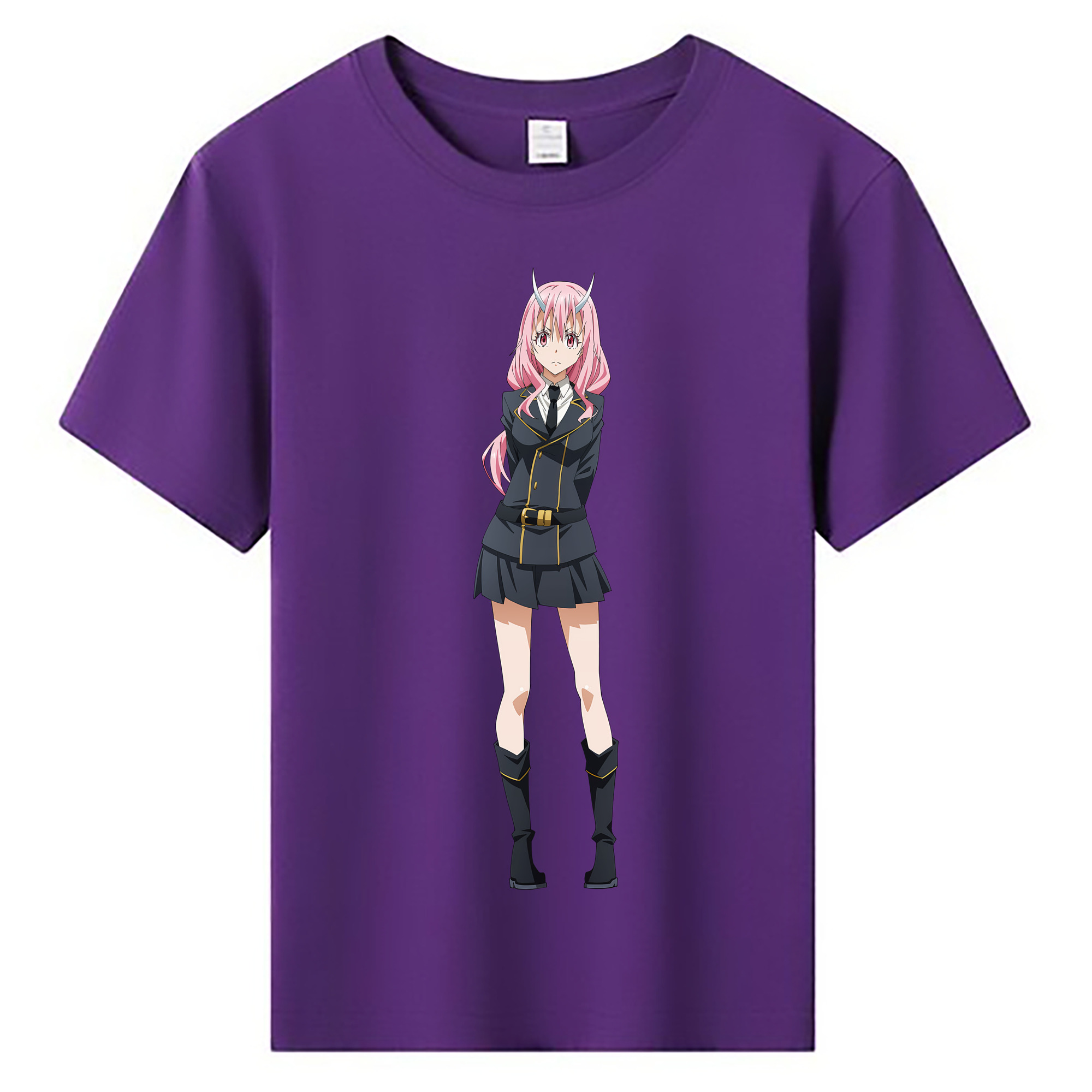 （画像用） 転スラ Regarding Reincarnated to Slime 綿100％キッズTシャツ（フロントプリント）