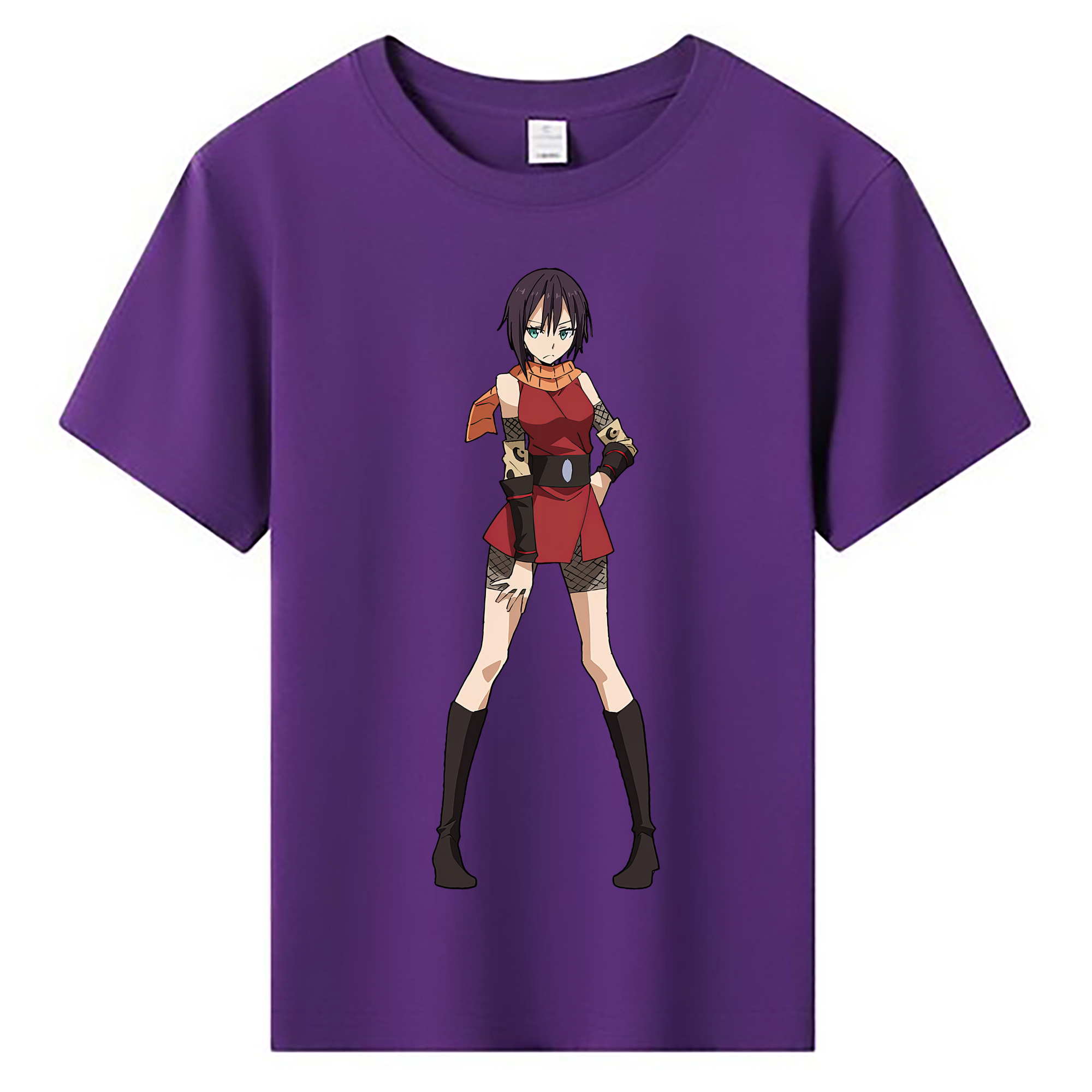 （画像用） 転スラ Regarding Reincarnated to Slime 綿100％キッズTシャツ（フロントプリント）