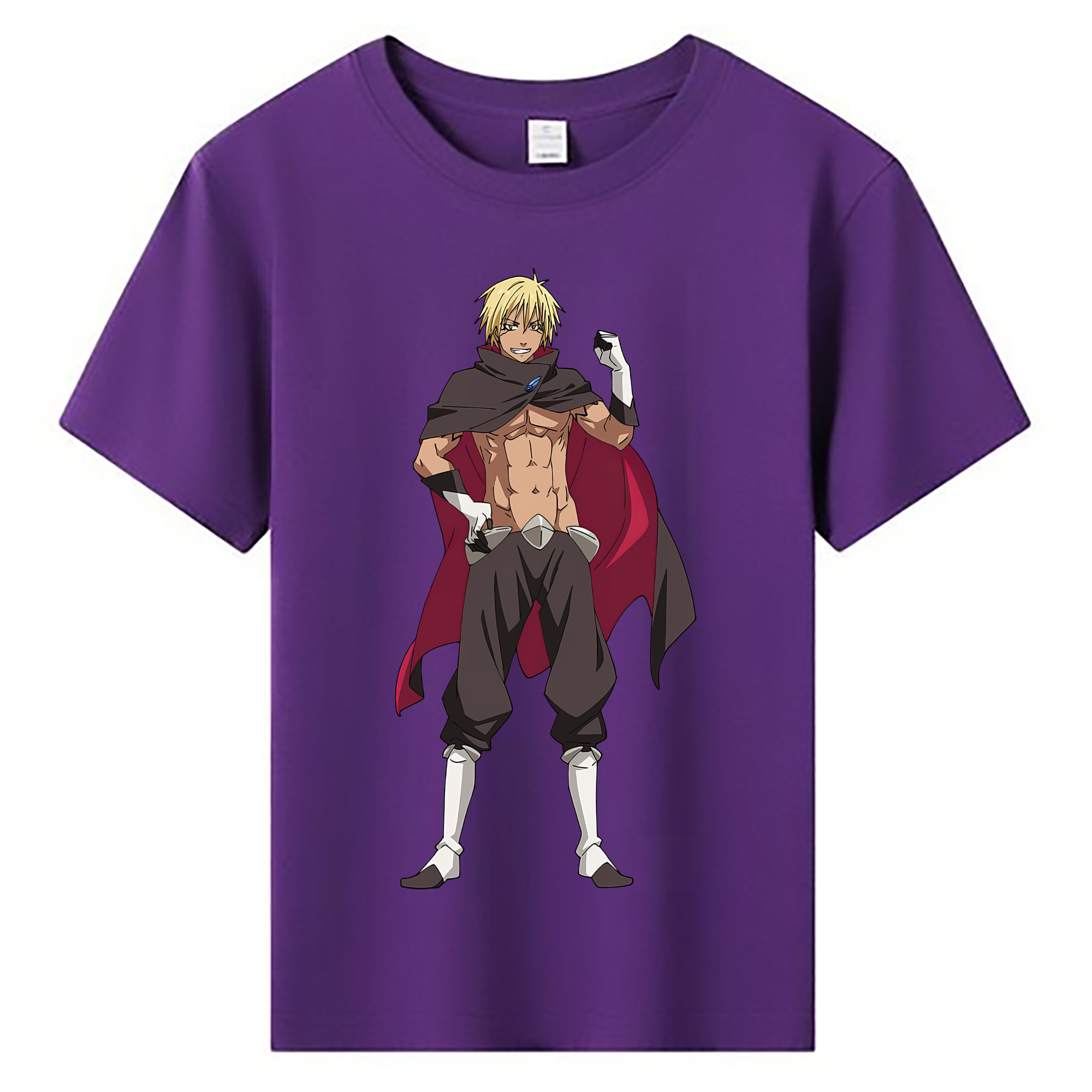 （画像用） 転スラ Regarding Reincarnated to Slime 綿100％キッズTシャツ（フロントプリント）