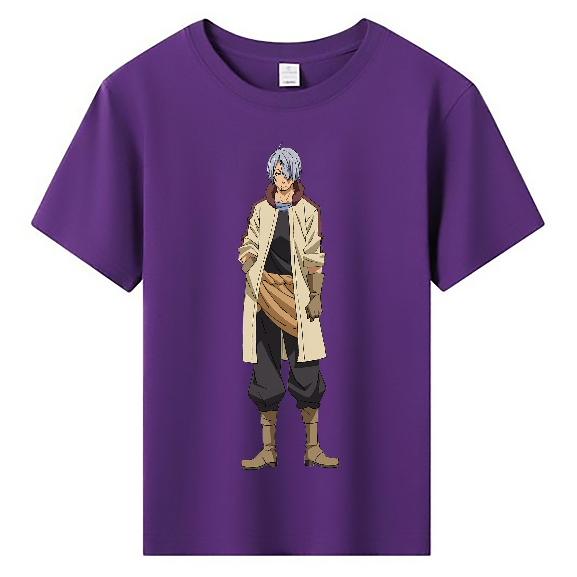 （画像用） 転スラ Regarding Reincarnated to Slime 綿100％キッズTシャツ（フロントプリント）