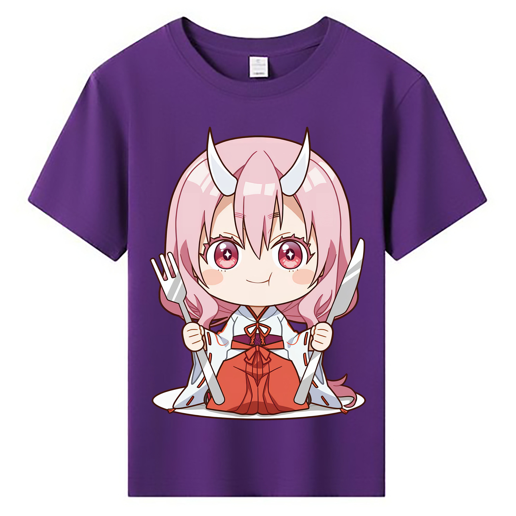 （画像用） 転スラ Regarding Reincarnated to Slime 綿100％キッズTシャツ（フロントプリント）