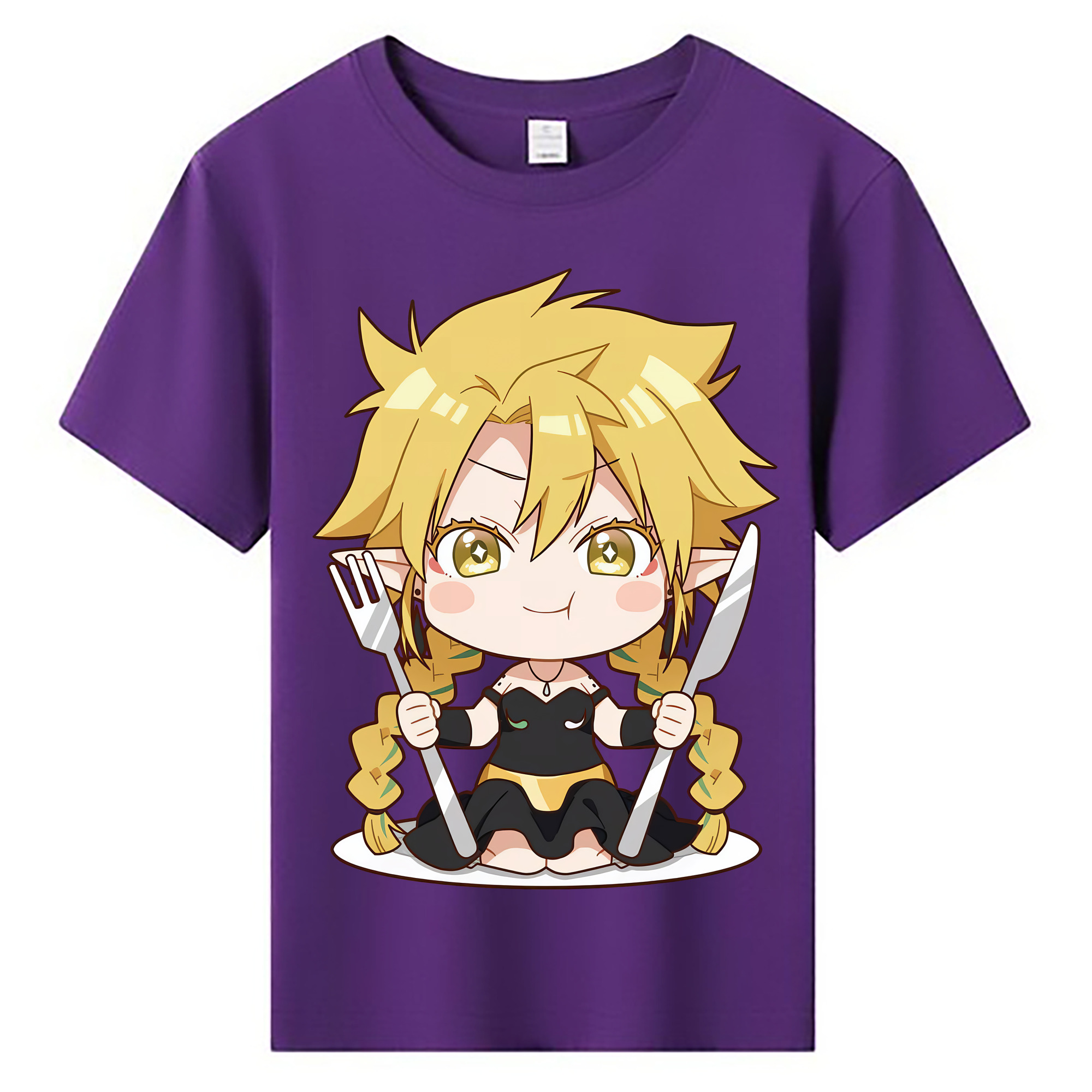 （画像用） 転スラ Regarding Reincarnated to Slime 綿100％キッズTシャツ（フロントプリント）