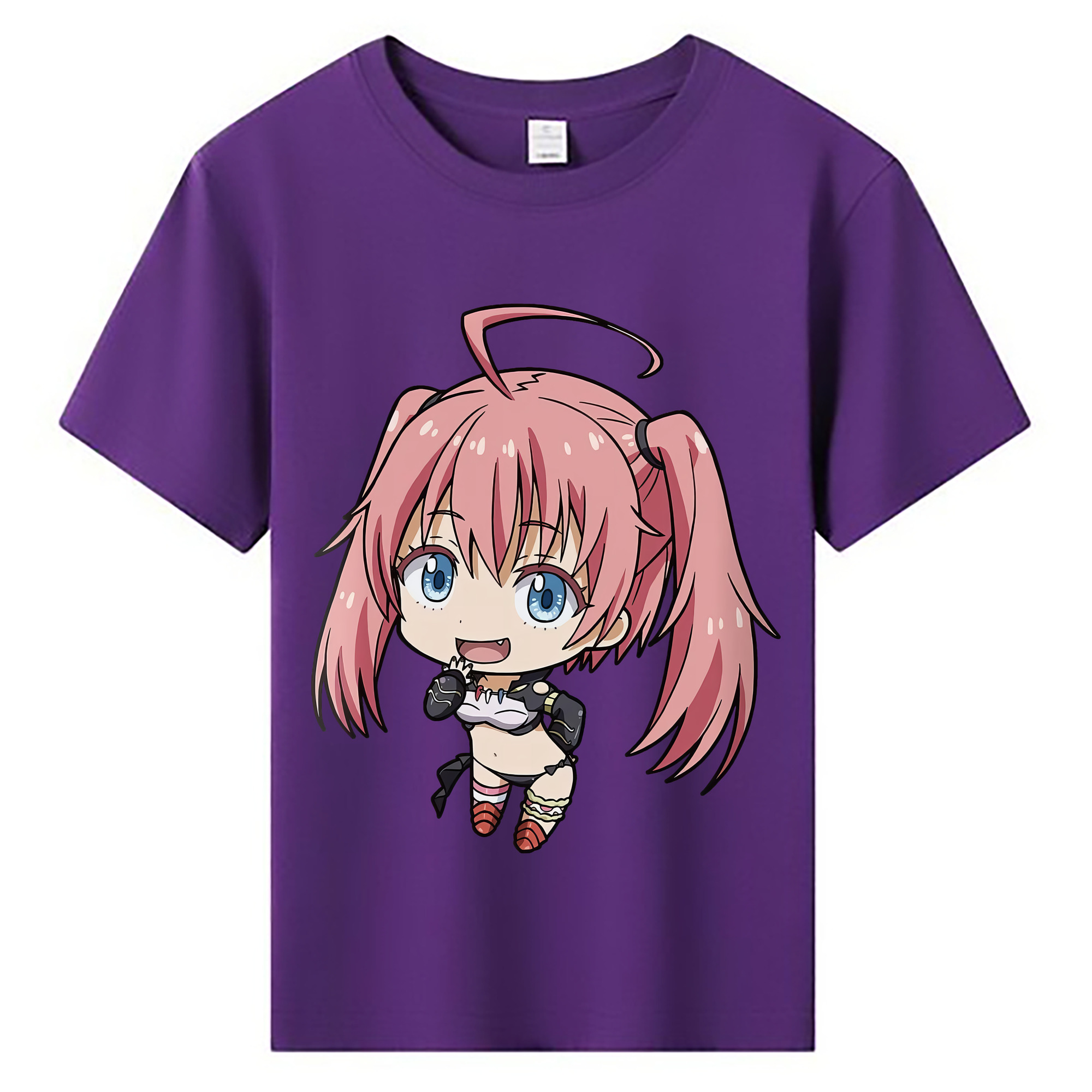 （画像用） 転スラ Regarding Reincarnated to Slime 綿100％キッズTシャツ（フロントプリント）