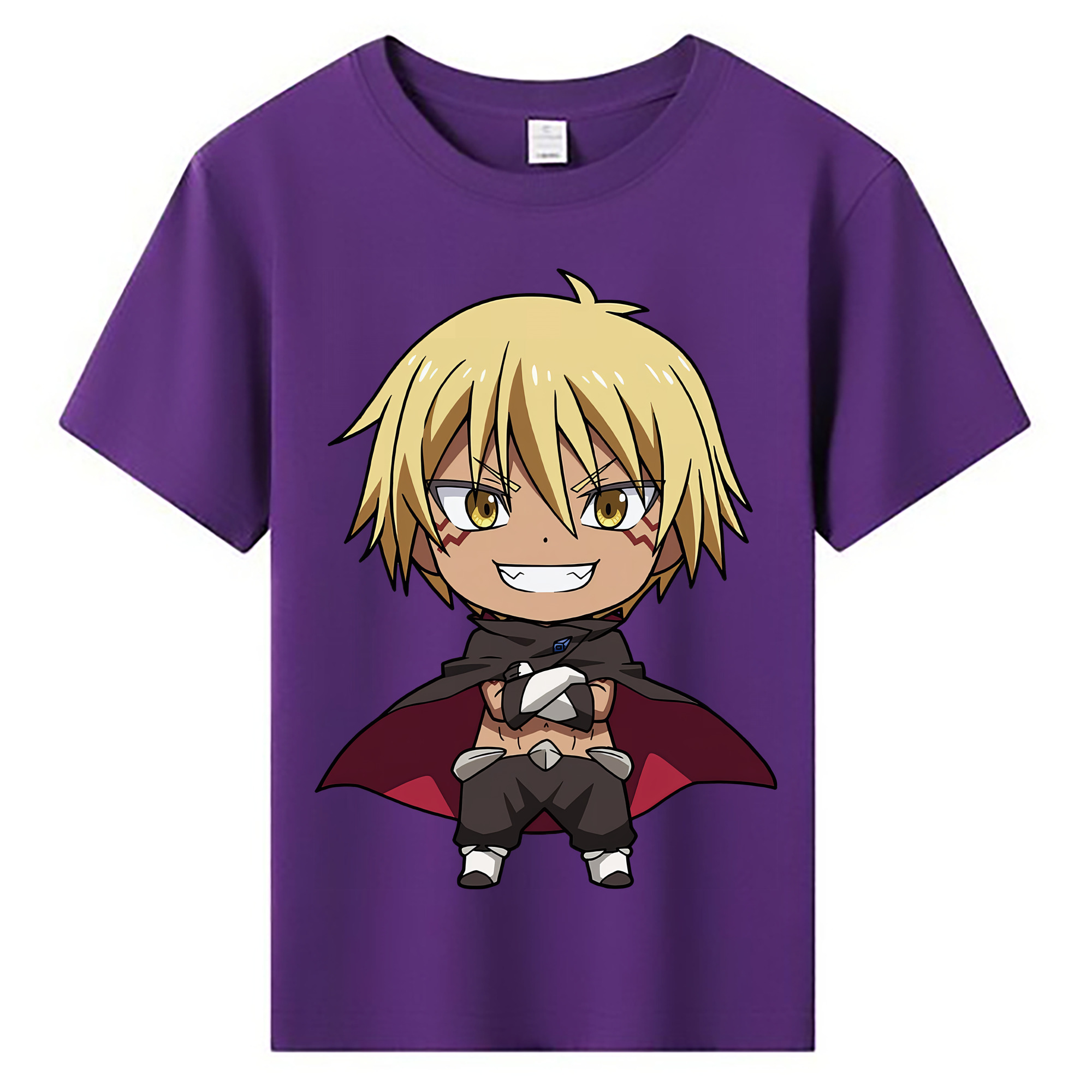 （画像用） 転スラ Regarding Reincarnated to Slime 綿100％キッズTシャツ（フロントプリント）