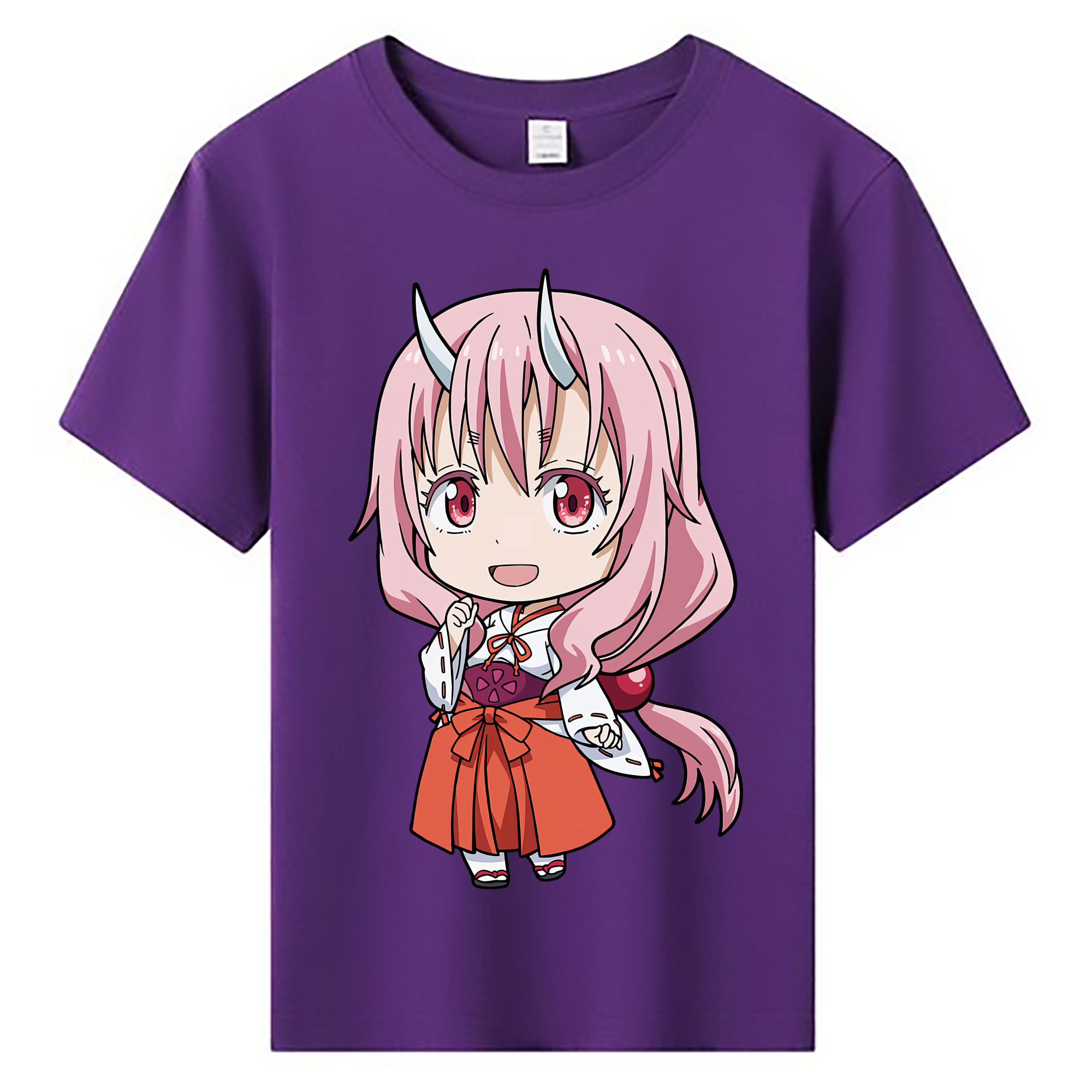 （画像用） 転スラ Regarding Reincarnated to Slime 綿100％キッズTシャツ（フロントプリント）
