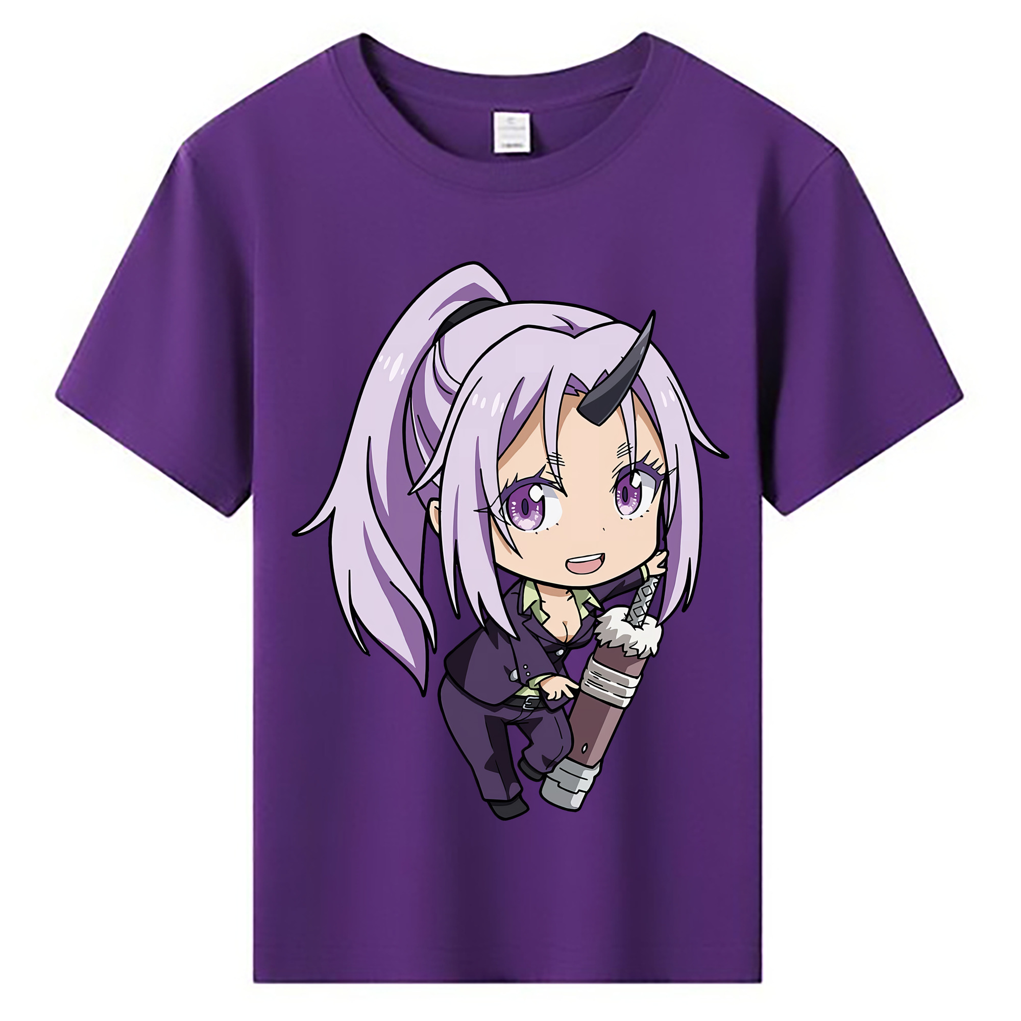 （画像用） 転スラ Regarding Reincarnated to Slime 綿100％キッズTシャツ（フロントプリント）