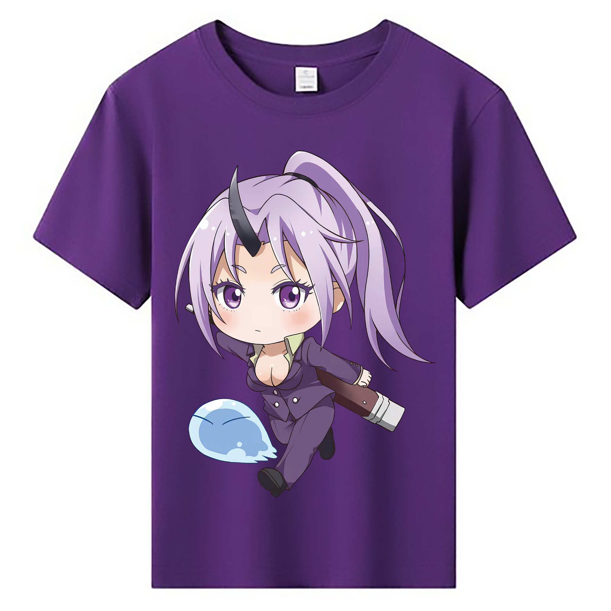 （画像用） 転スラ Regarding Reincarnated to Slime 綿100％キッズTシャツ（フロントプリント）