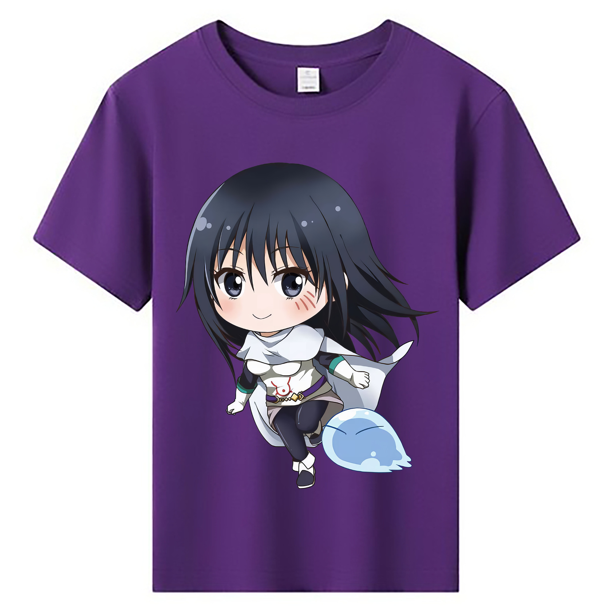 （画像用） 転スラ Regarding Reincarnated to Slime 綿100％キッズTシャツ（フロントプリント）