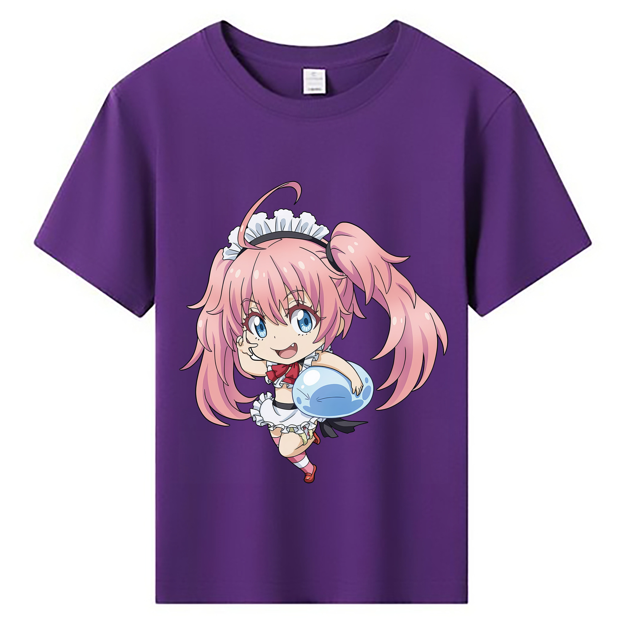 （画像用） 転スラ Regarding Reincarnated to Slime 綿100％キッズTシャツ（フロントプリント）