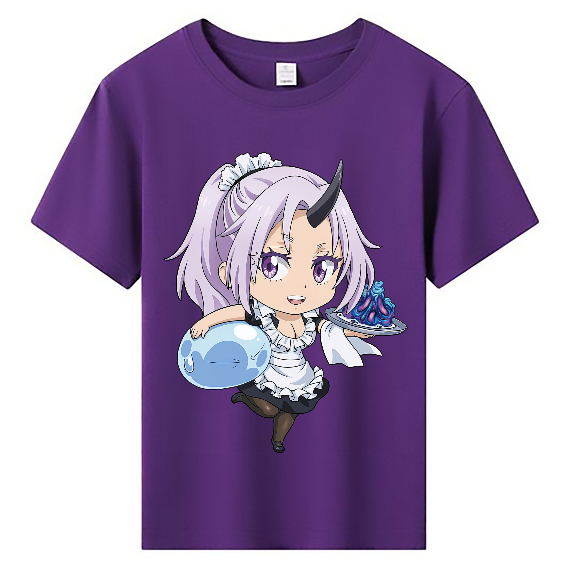 （画像用） 転スラ Regarding Reincarnated to Slime 綿100％キッズTシャツ（フロントプリント）