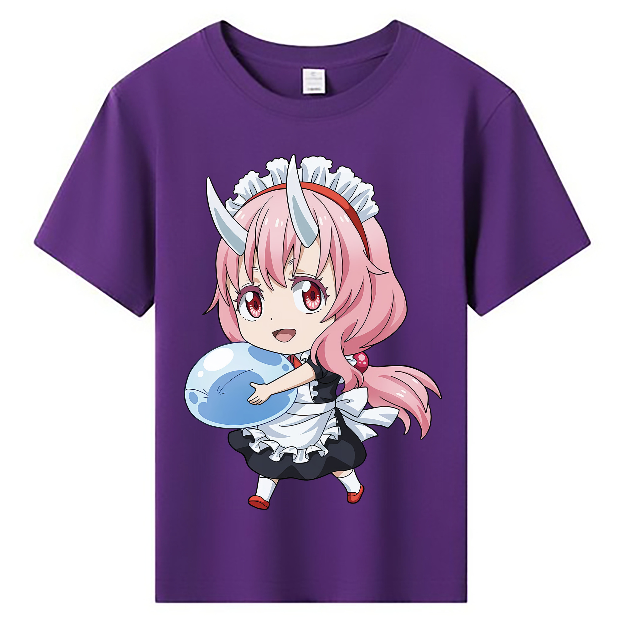 （画像用） 転スラ Regarding Reincarnated to Slime 綿100％キッズTシャツ（フロントプリント）