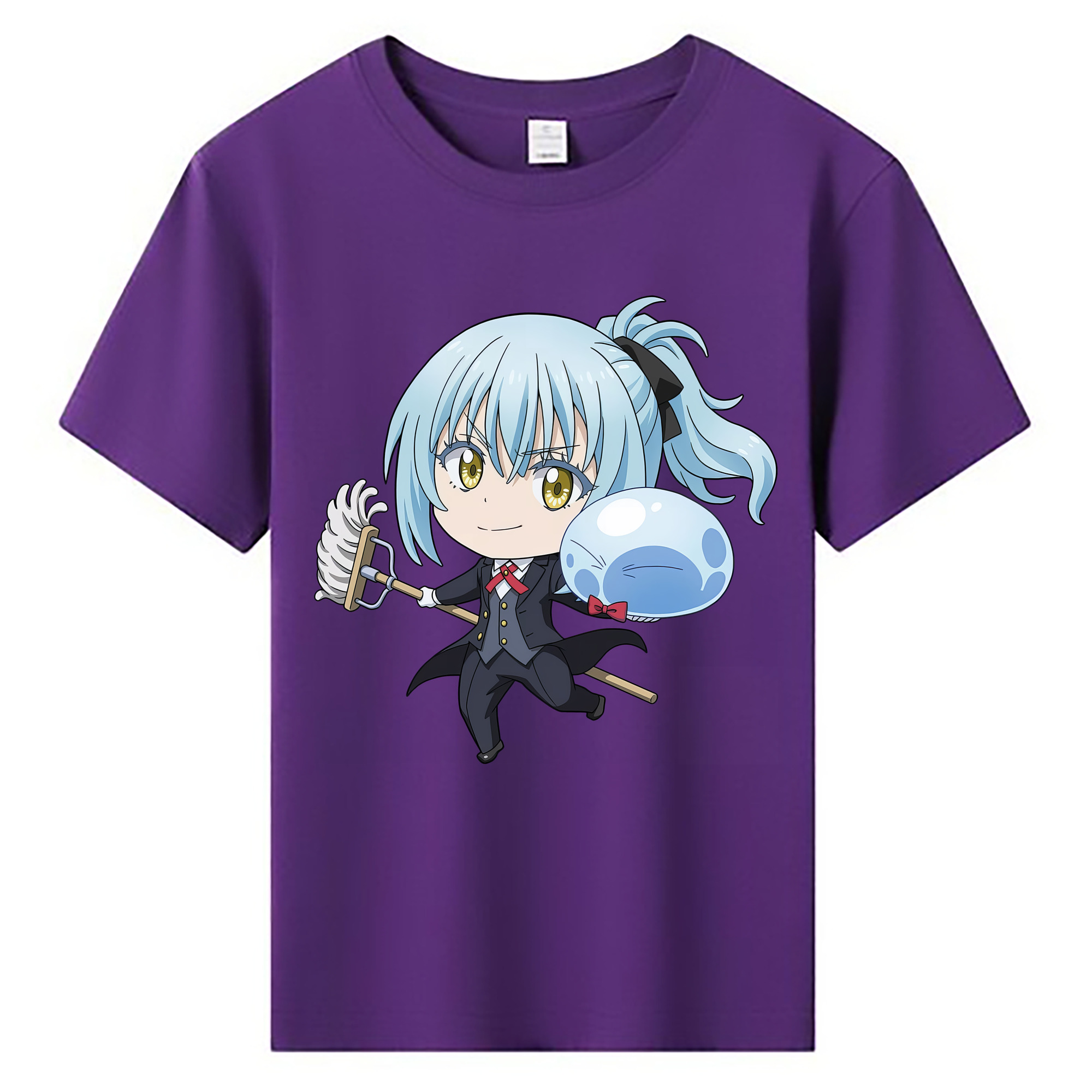 （画像用） 転スラ Regarding Reincarnated to Slime 綿100％キッズTシャツ（フロントプリント）