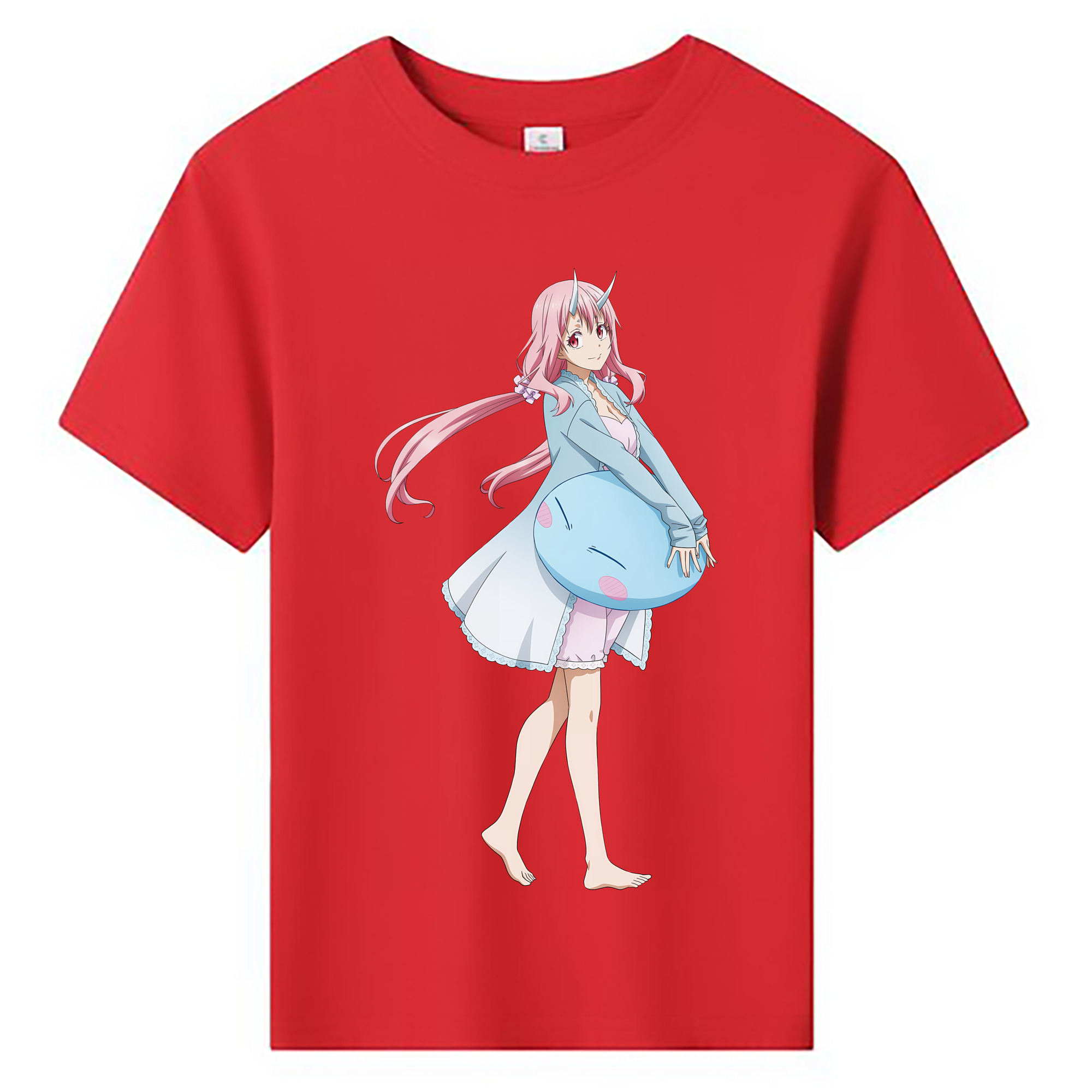 （画像用） 転スラ Regarding Reincarnated to Slime 綿100％キッズTシャツ（フロントプリント）