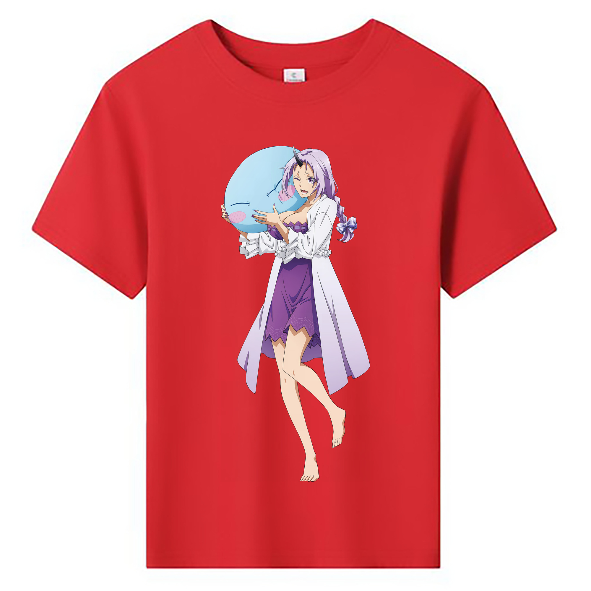 （画像用） 転スラ Regarding Reincarnated to Slime 綿100％キッズTシャツ（フロントプリント）