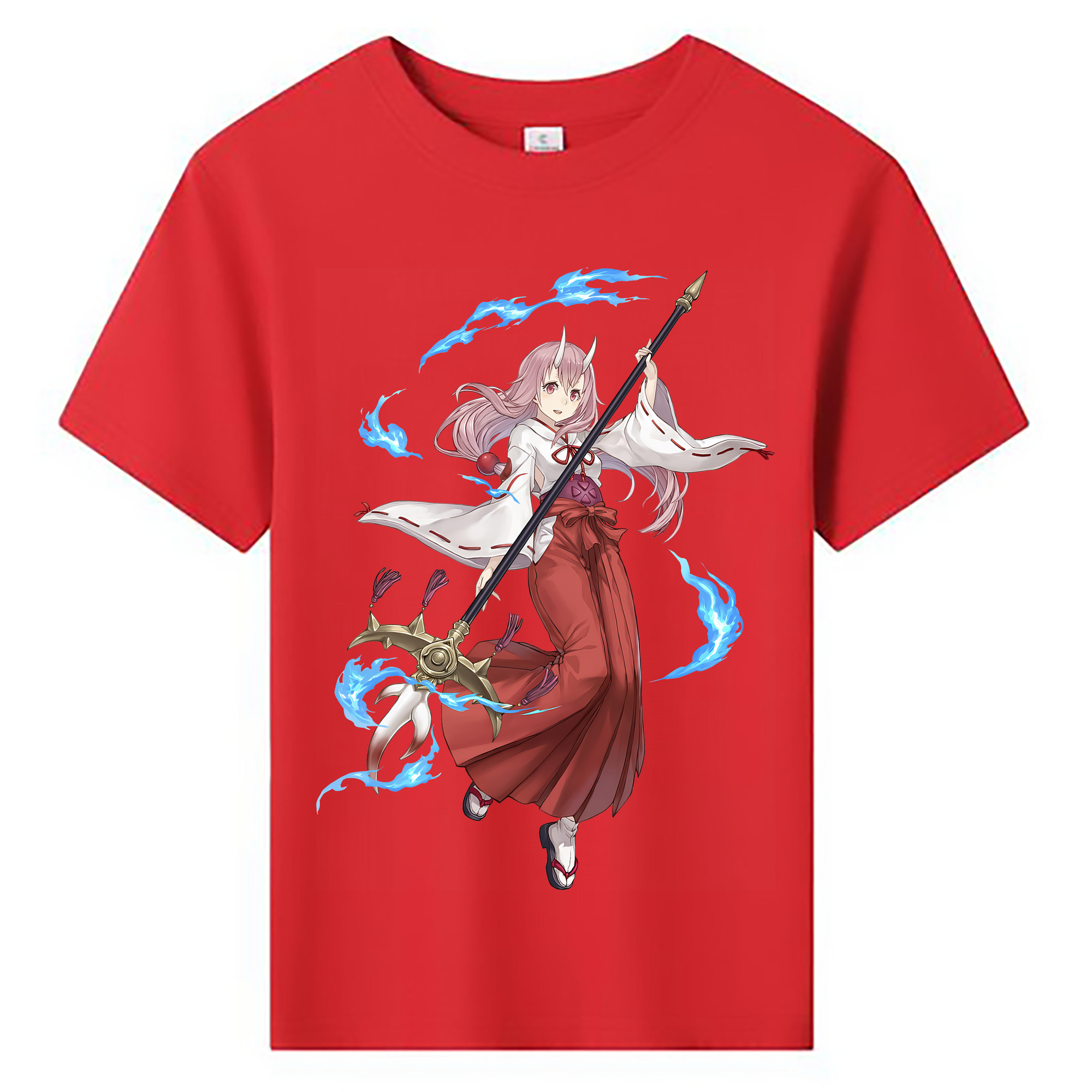 （画像用） 転スラ Regarding Reincarnated to Slime 綿100％キッズTシャツ（フロントプリント）