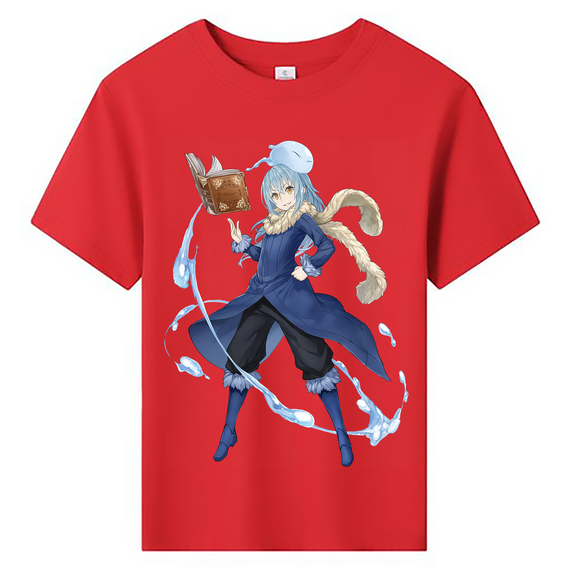 （画像用） 転スラ Regarding Reincarnated to Slime 綿100％キッズTシャツ（フロントプリント）