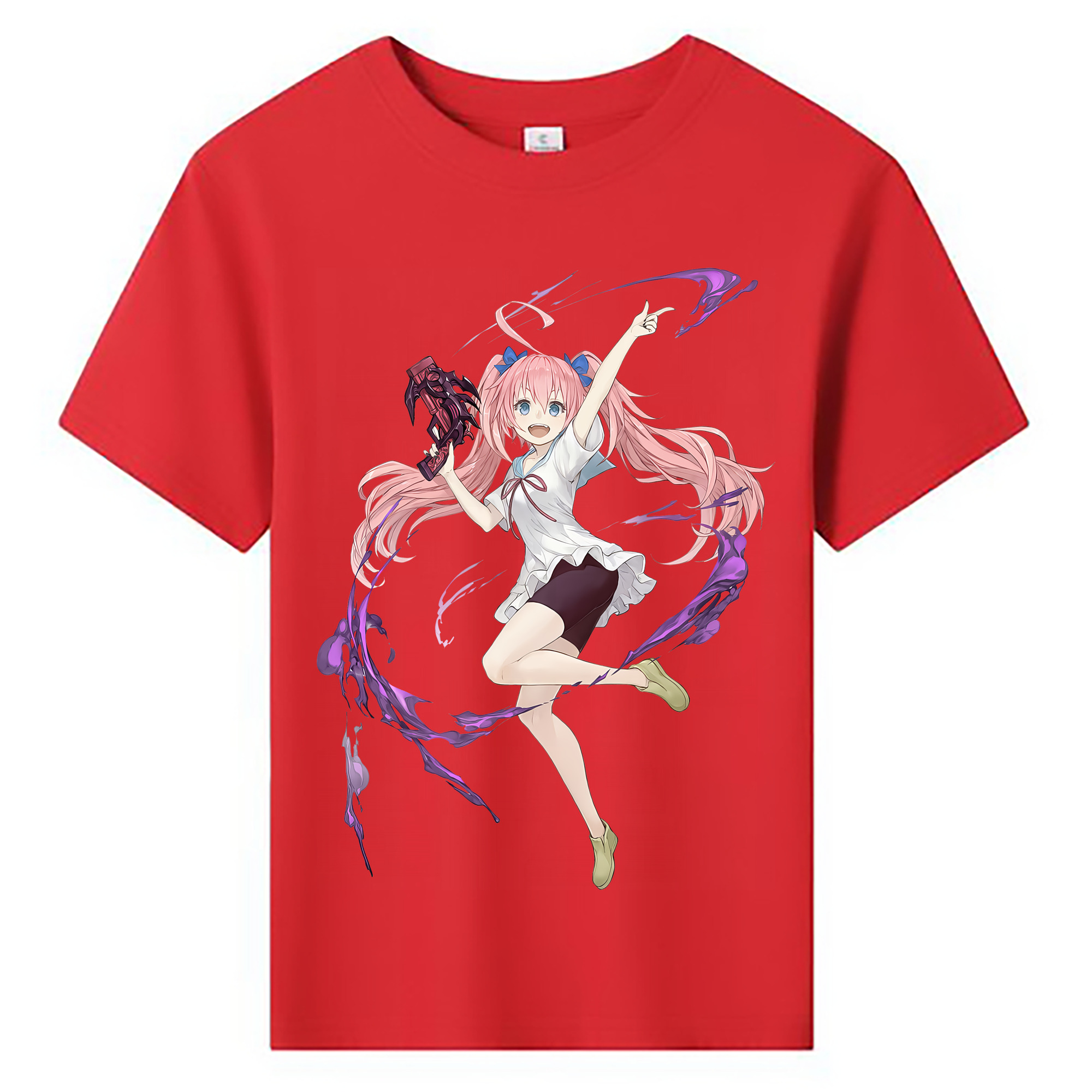 （画像用） 転スラ Regarding Reincarnated to Slime 綿100％キッズTシャツ（フロントプリント）