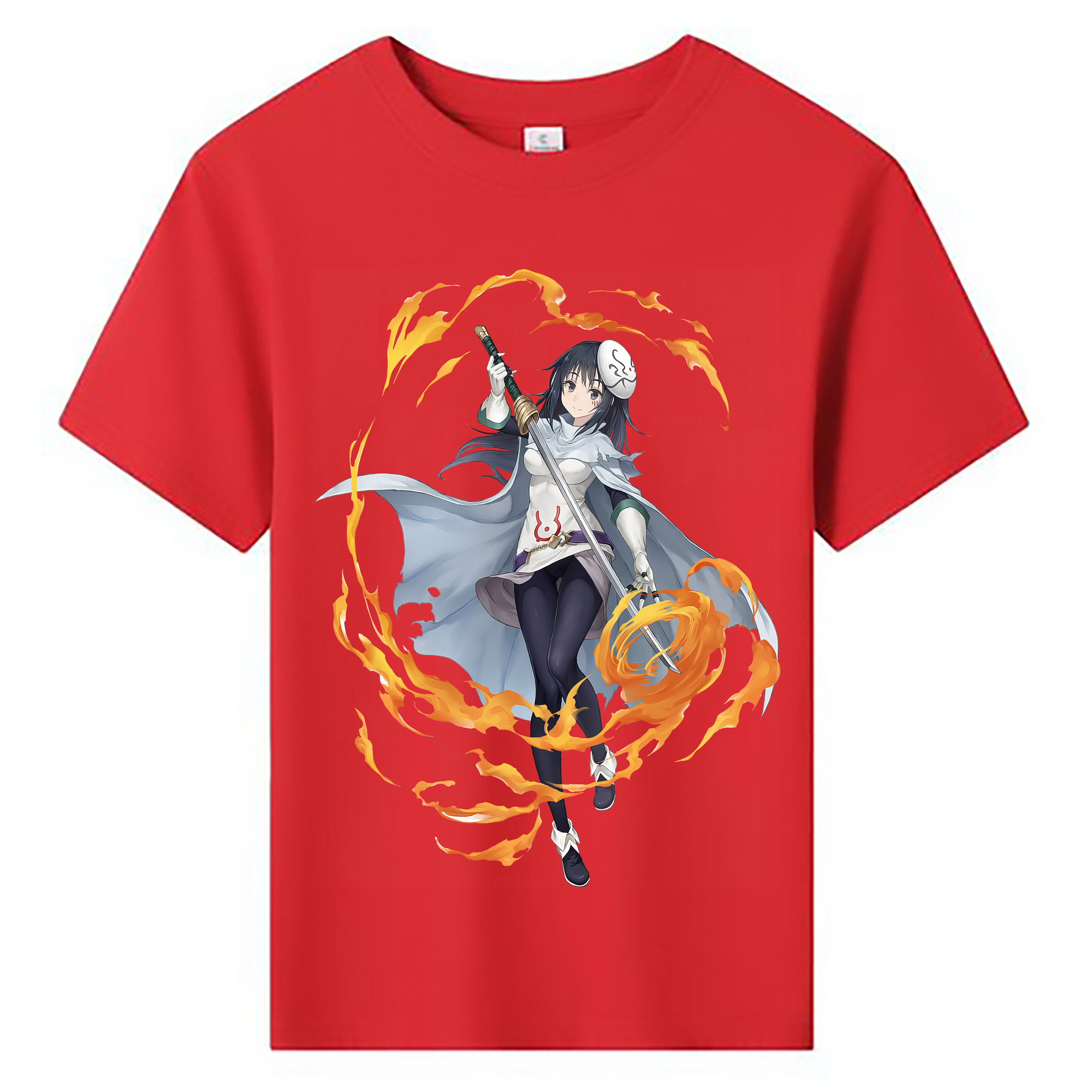 （画像用） 転スラ Regarding Reincarnated to Slime 綿100％キッズTシャツ（フロントプリント）