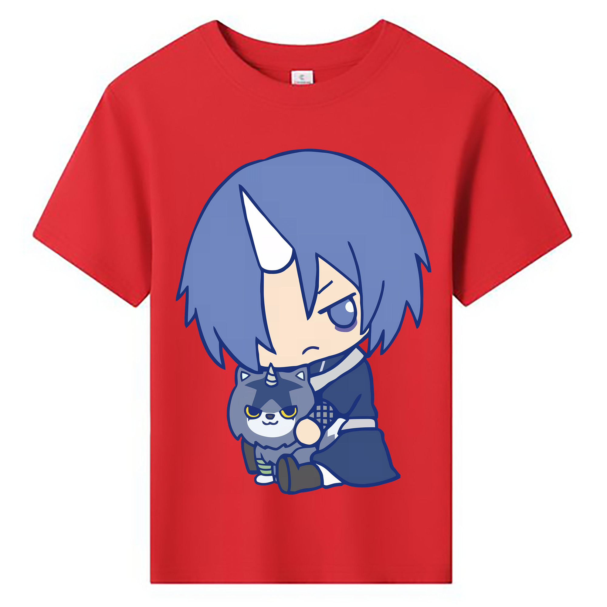 （画像用） 転スラ Regarding Reincarnated to Slime 綿100％キッズTシャツ（フロントプリント）