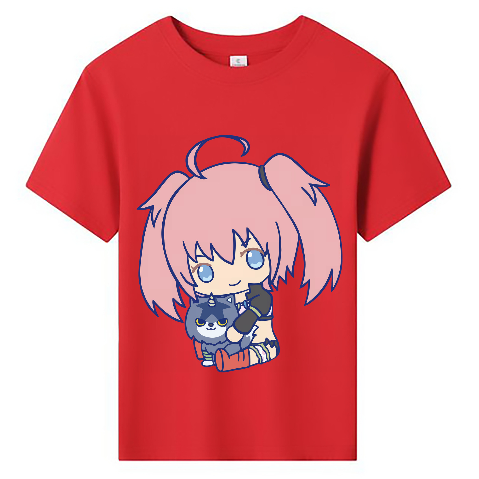 （画像用） 転スラ Regarding Reincarnated to Slime 綿100％キッズTシャツ（フロントプリント）