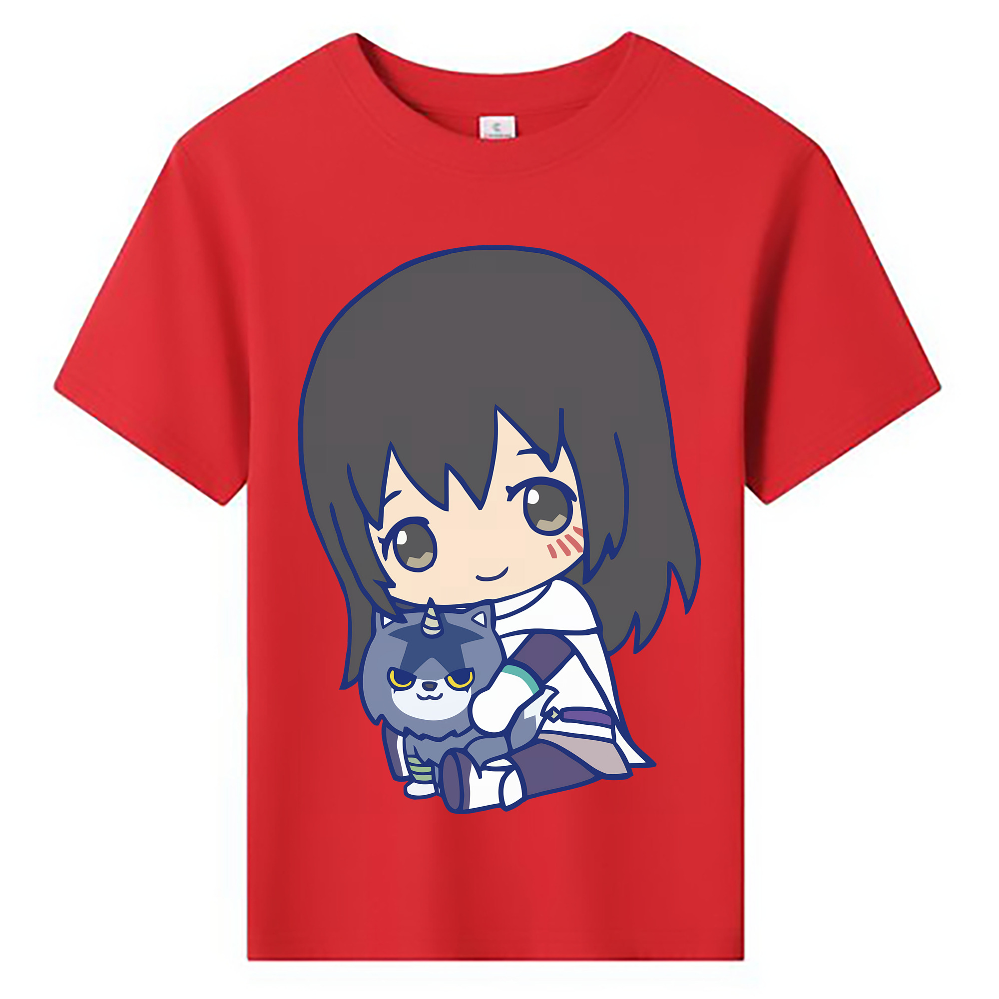 （画像用） 転スラ Regarding Reincarnated to Slime 綿100％キッズTシャツ（フロントプリント）