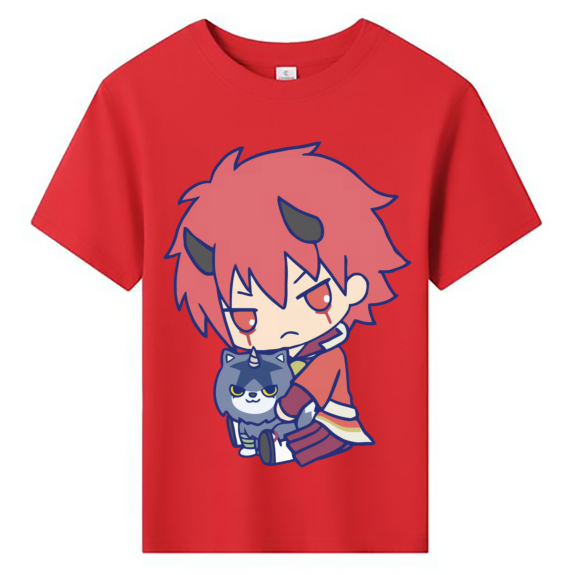 （画像用） 転スラ Regarding Reincarnated to Slime 綿100％キッズTシャツ（フロントプリント）