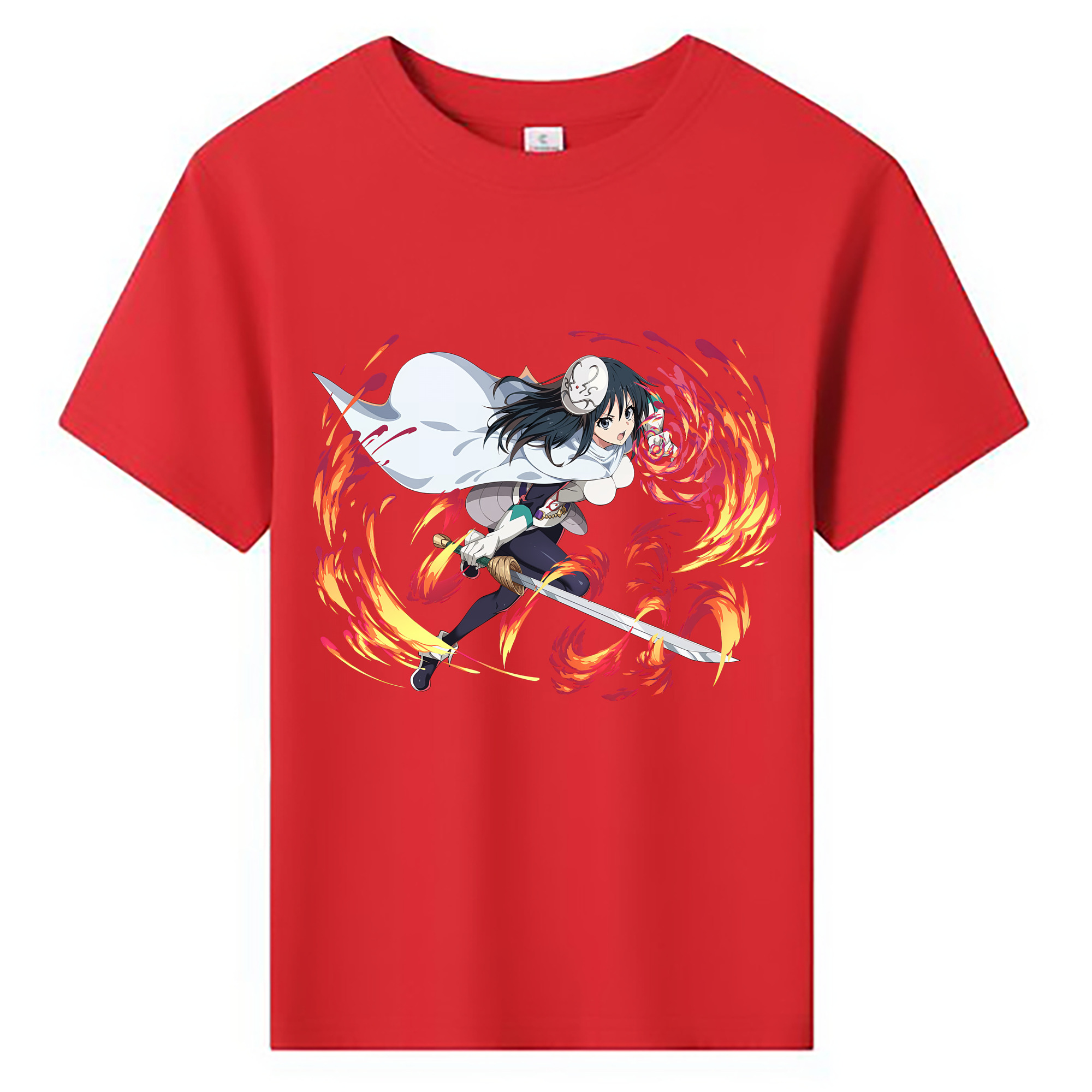 （画像用） 転スラ Regarding Reincarnated to Slime 綿100％キッズTシャツ（フロントプリント）