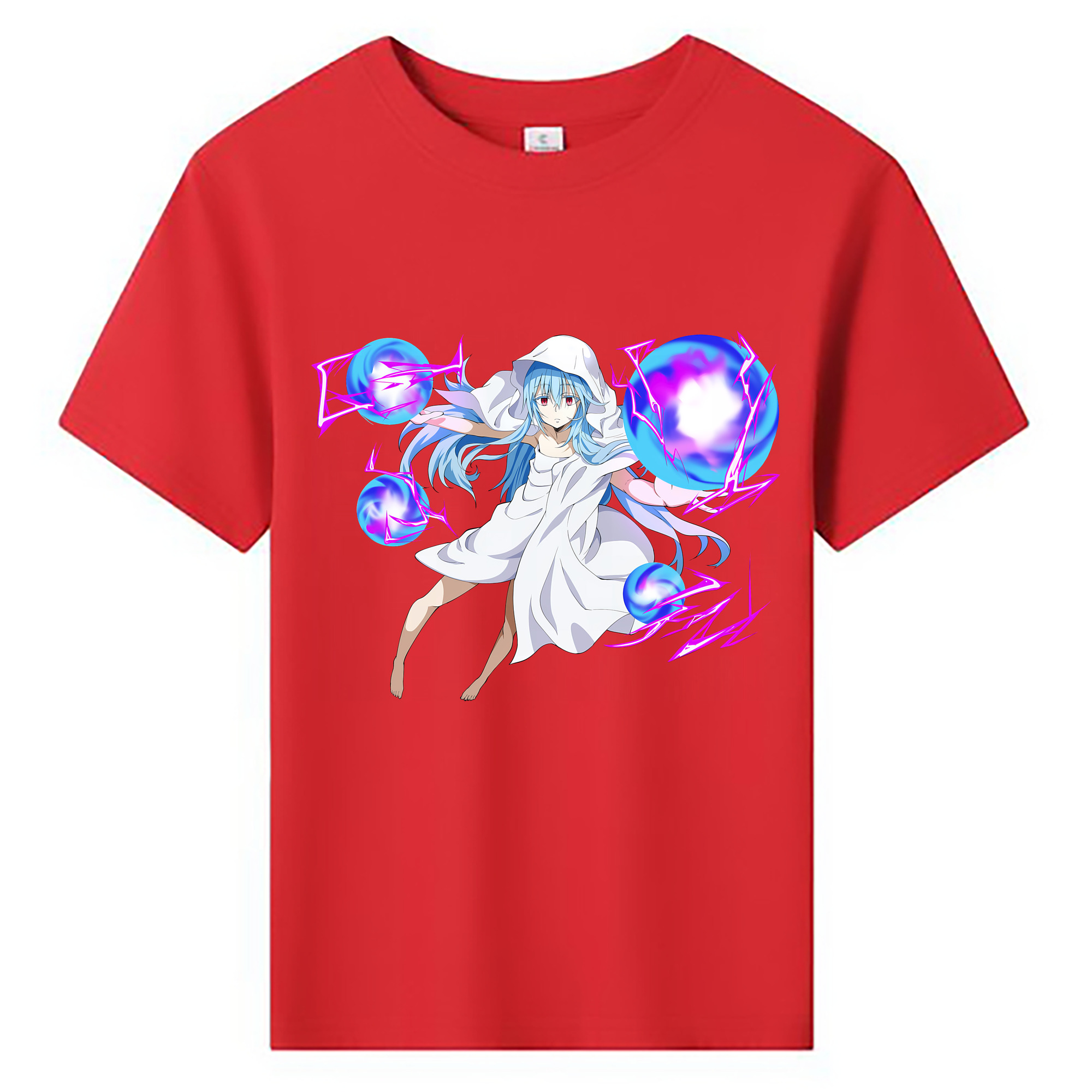 （画像用） 転スラ Regarding Reincarnated to Slime 綿100％キッズTシャツ（フロントプリント）