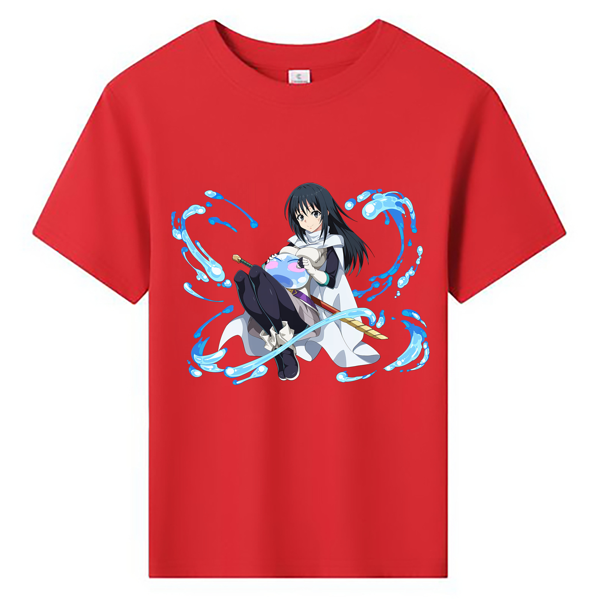 （画像用） 転スラ Regarding Reincarnated to Slime 綿100％キッズTシャツ（フロントプリント）