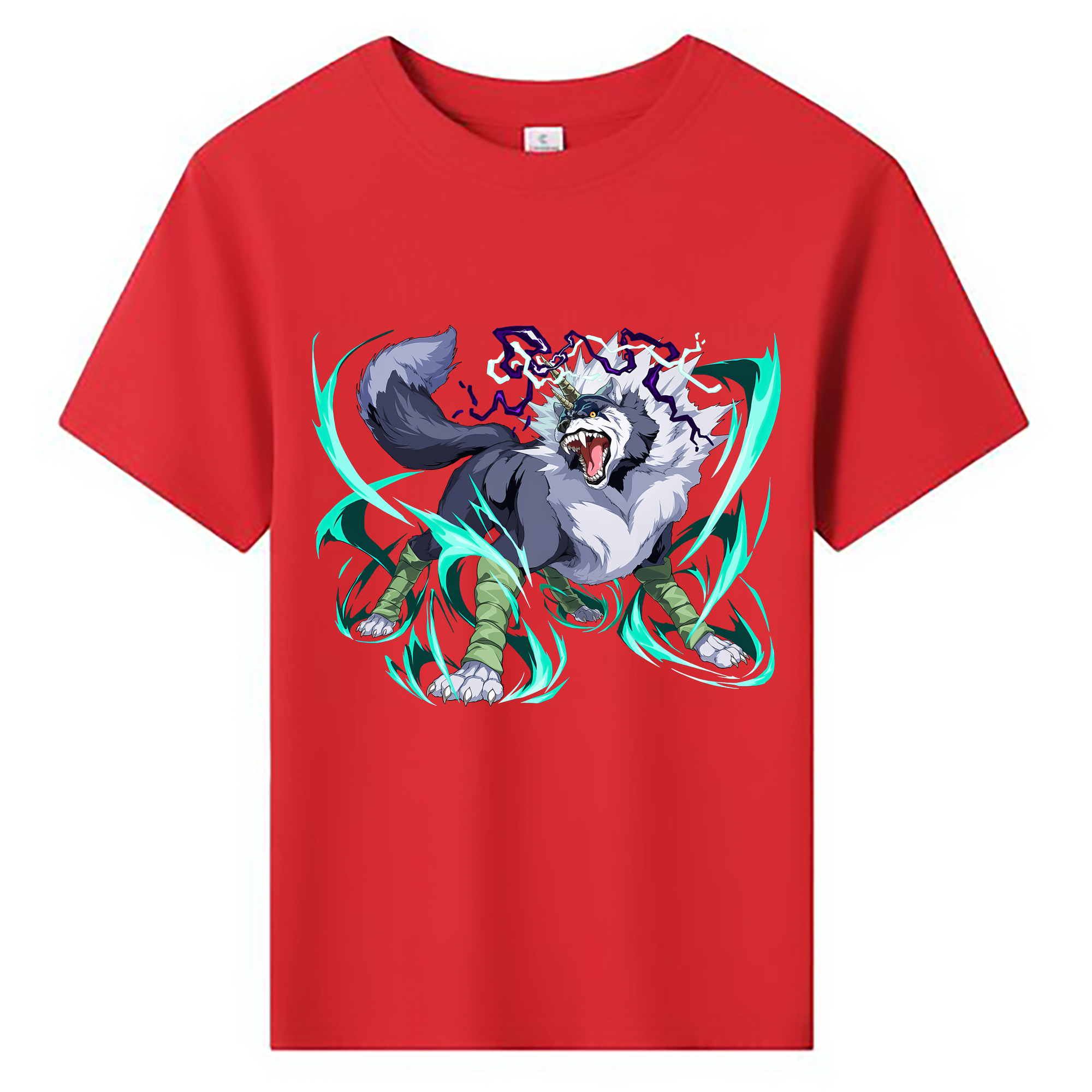（画像用） 転スラ Regarding Reincarnated to Slime 綿100％キッズTシャツ（フロントプリント）