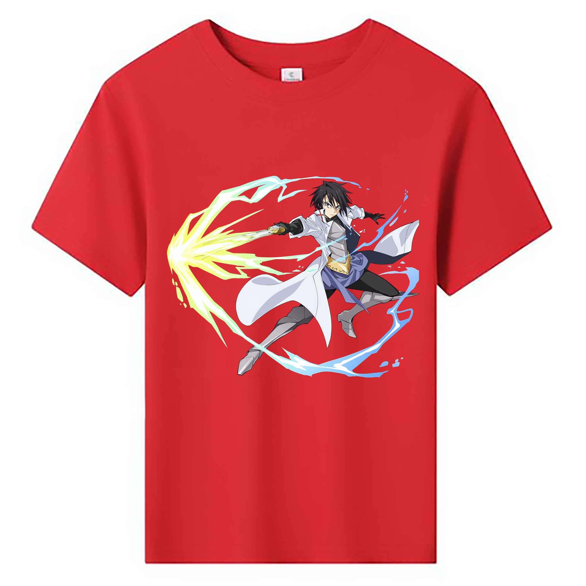 （画像用） 転スラ Regarding Reincarnated to Slime 綿100％キッズTシャツ（フロントプリント）