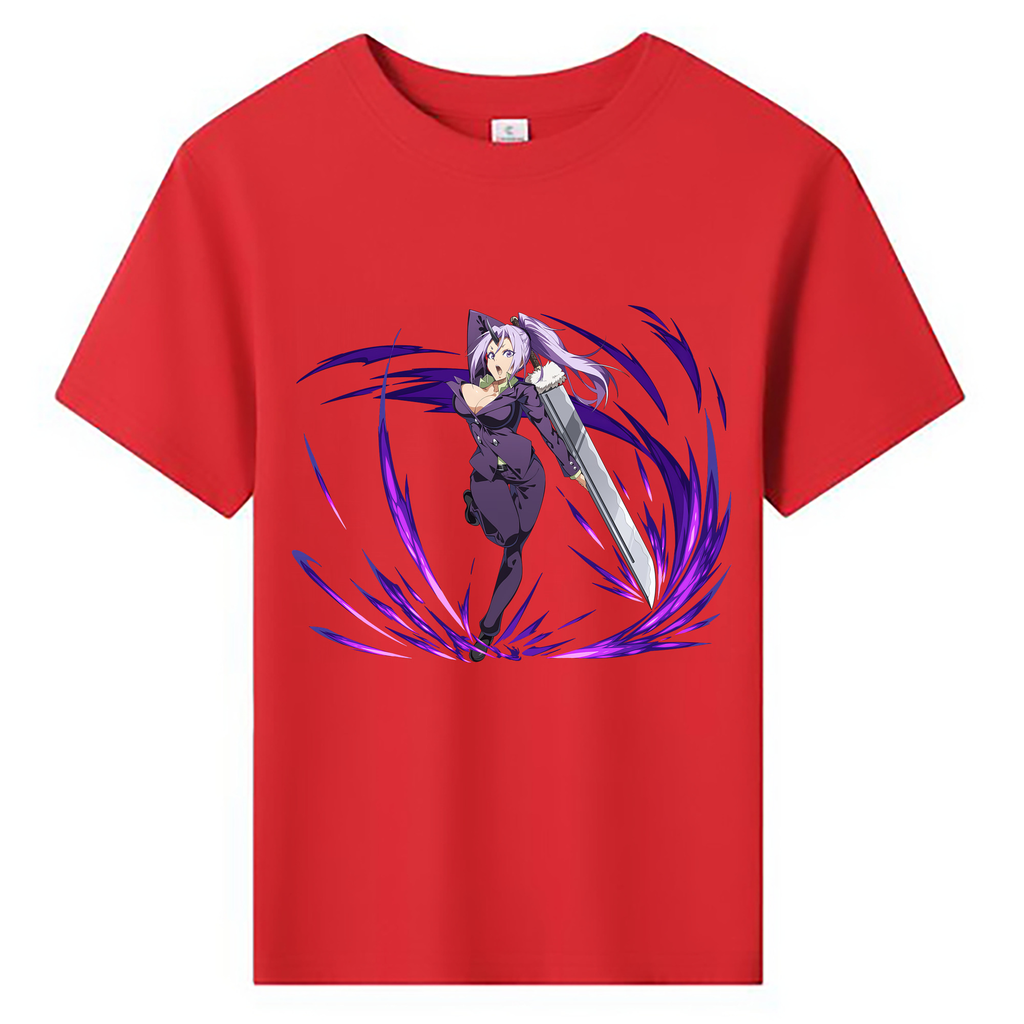 （画像用） 転スラ Regarding Reincarnated to Slime 綿100％キッズTシャツ（フロントプリント）