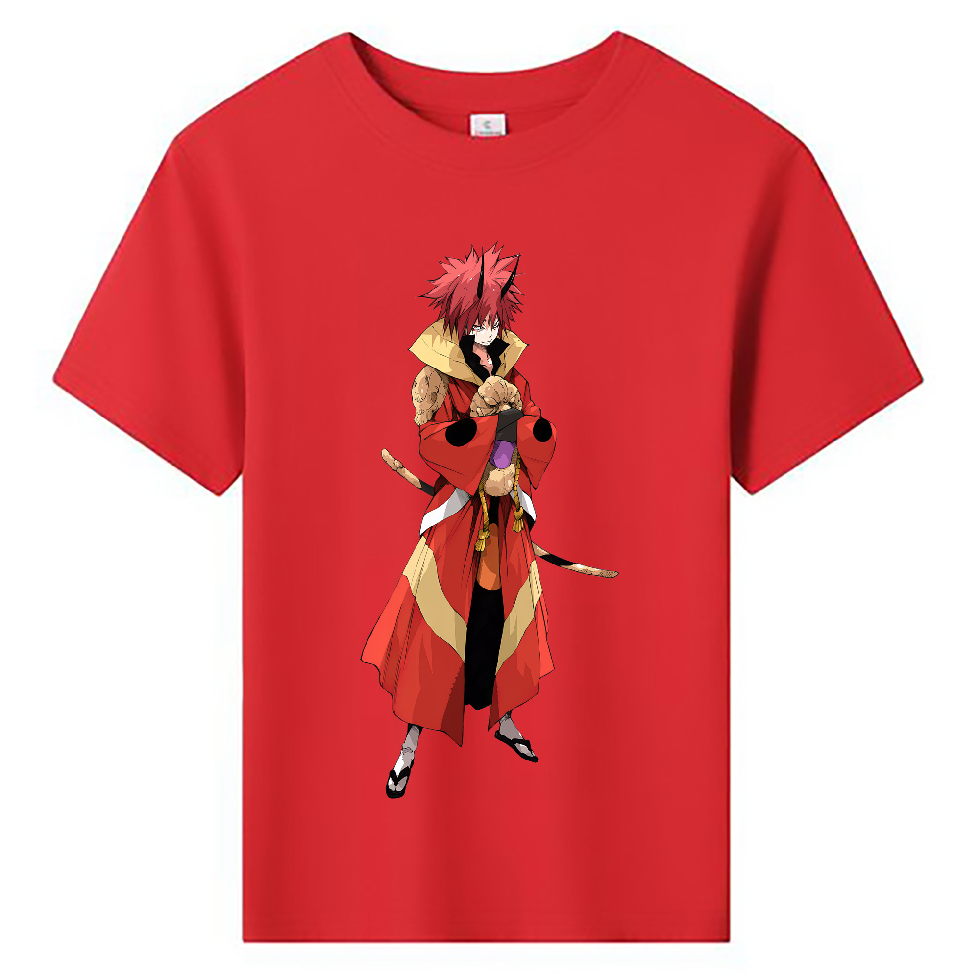 （画像用） 転スラ Regarding Reincarnated to Slime 綿100％キッズTシャツ（フロントプリント）