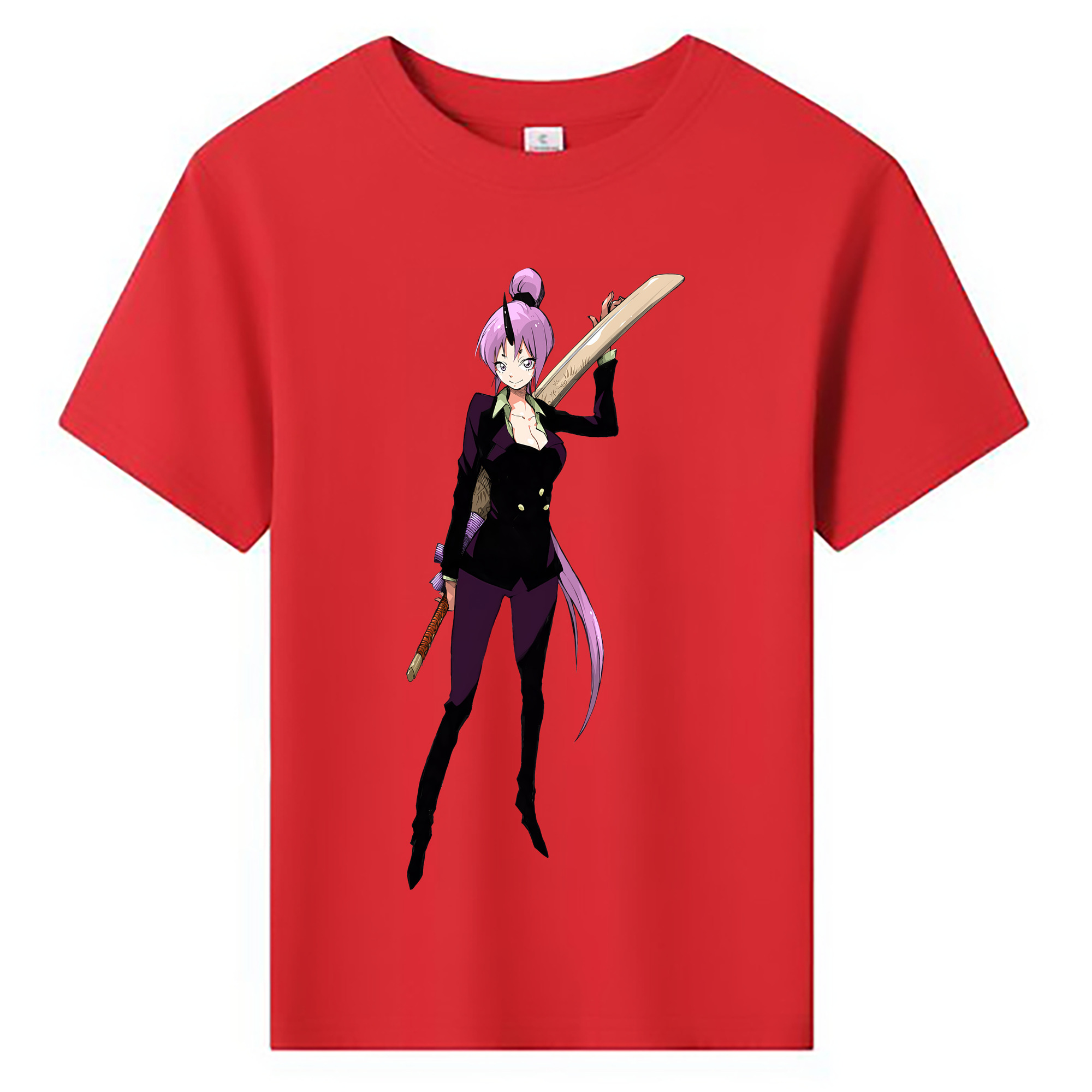 （画像用） 転スラ Regarding Reincarnated to Slime 綿100％キッズTシャツ（フロントプリント）
