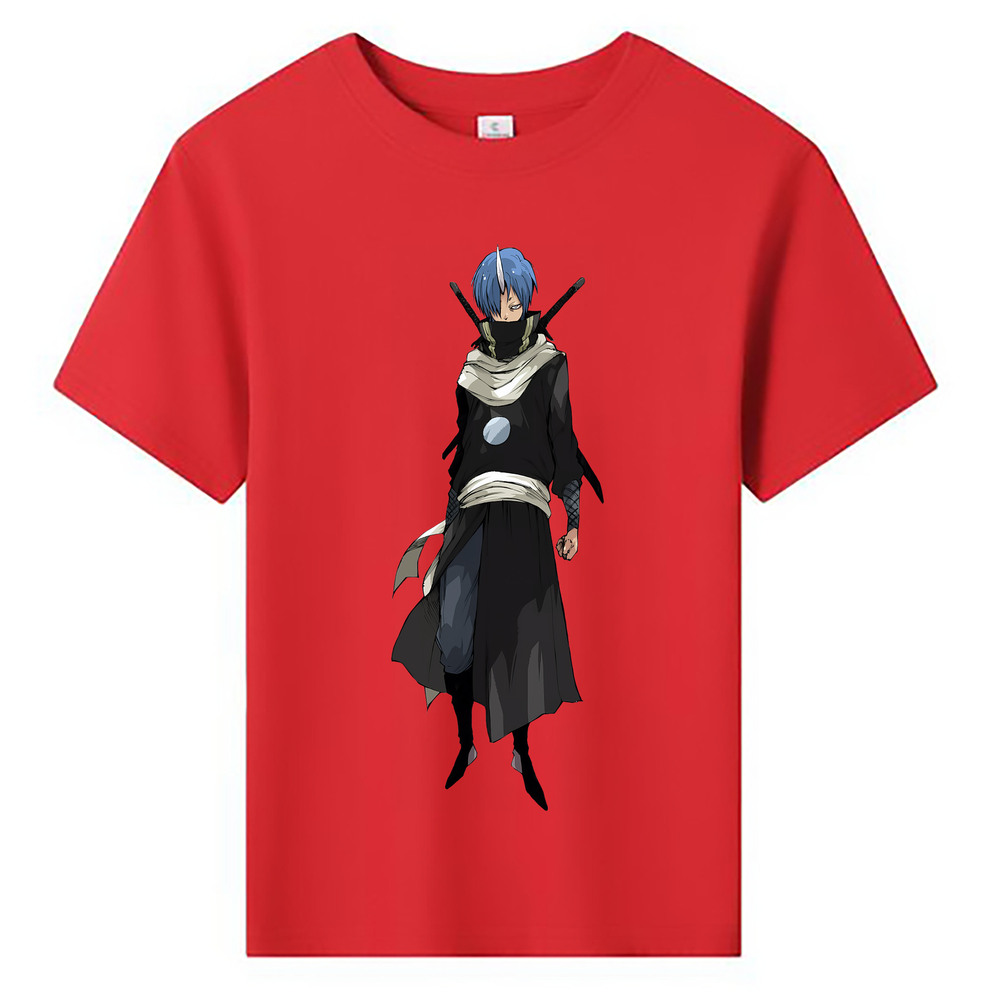 （画像用） 転スラ Regarding Reincarnated to Slime 綿100％キッズTシャツ（フロントプリント）